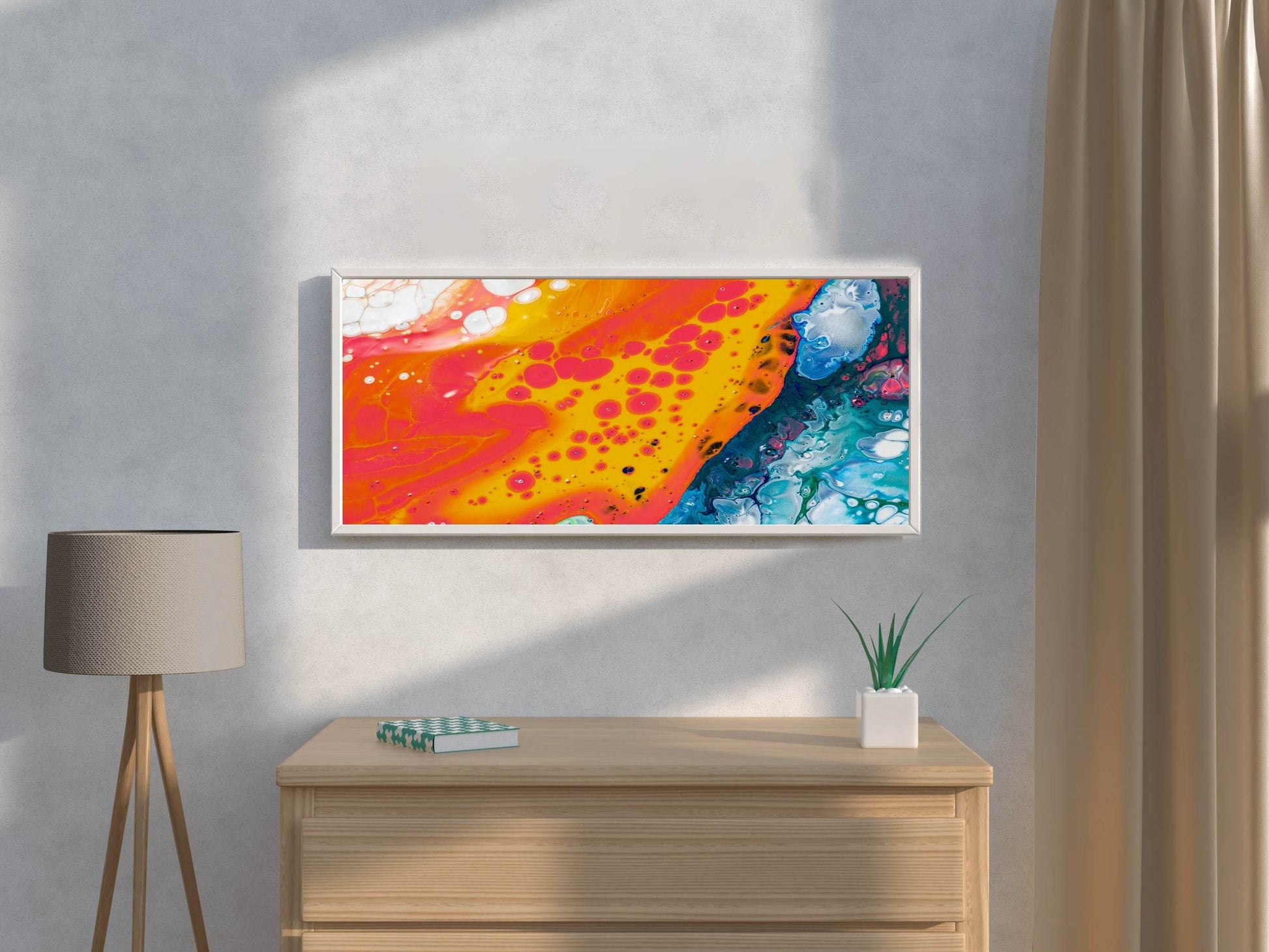 Earth Surface Water Paint Abstrat Wall Art - beink online art store