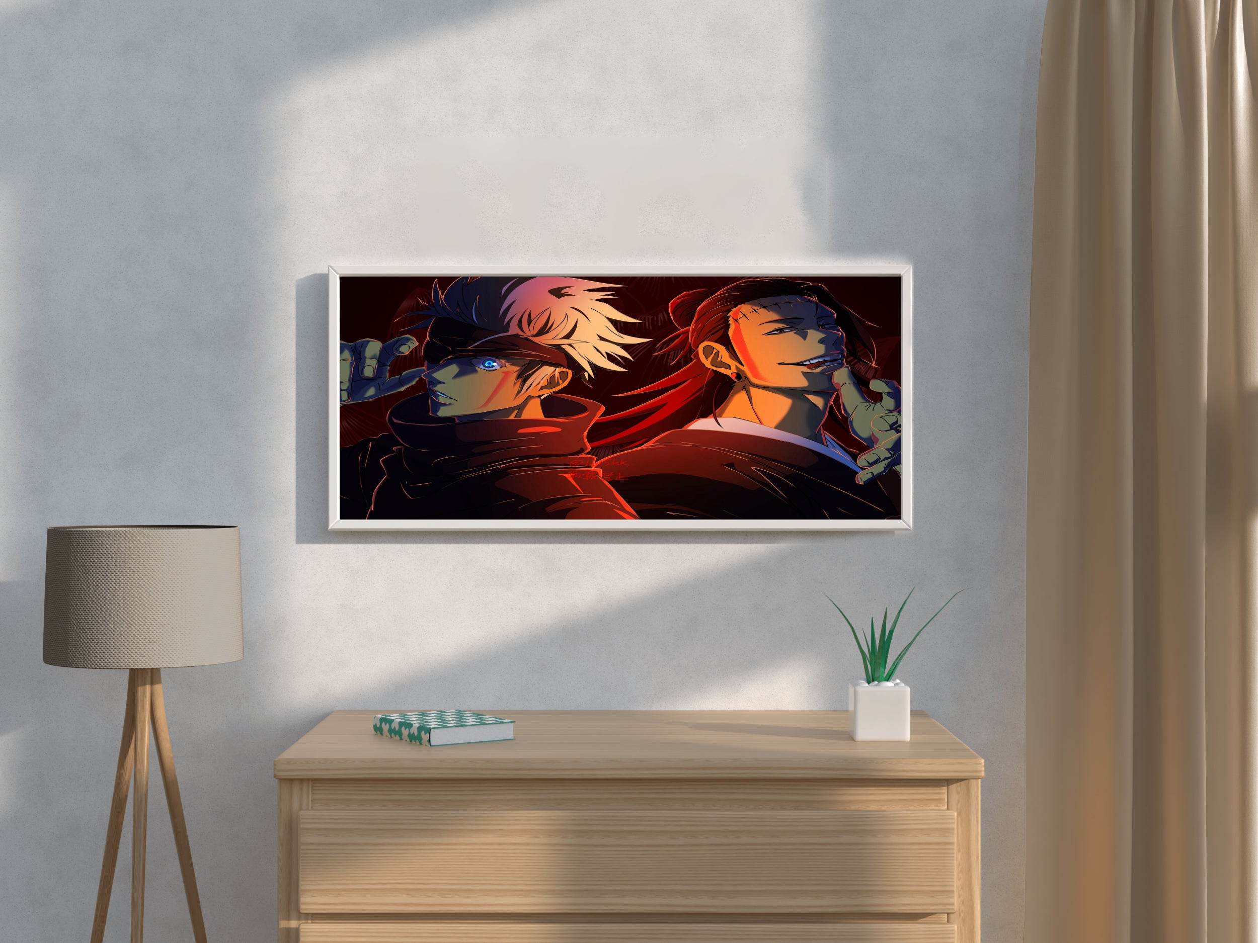 Satoru Gojo & Suguru Geto Friendship Anime Wall Art - beink online art store