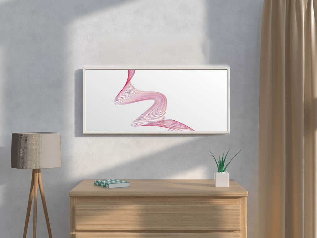 Technology Line Wave Abstract Wall Art - beink online art store