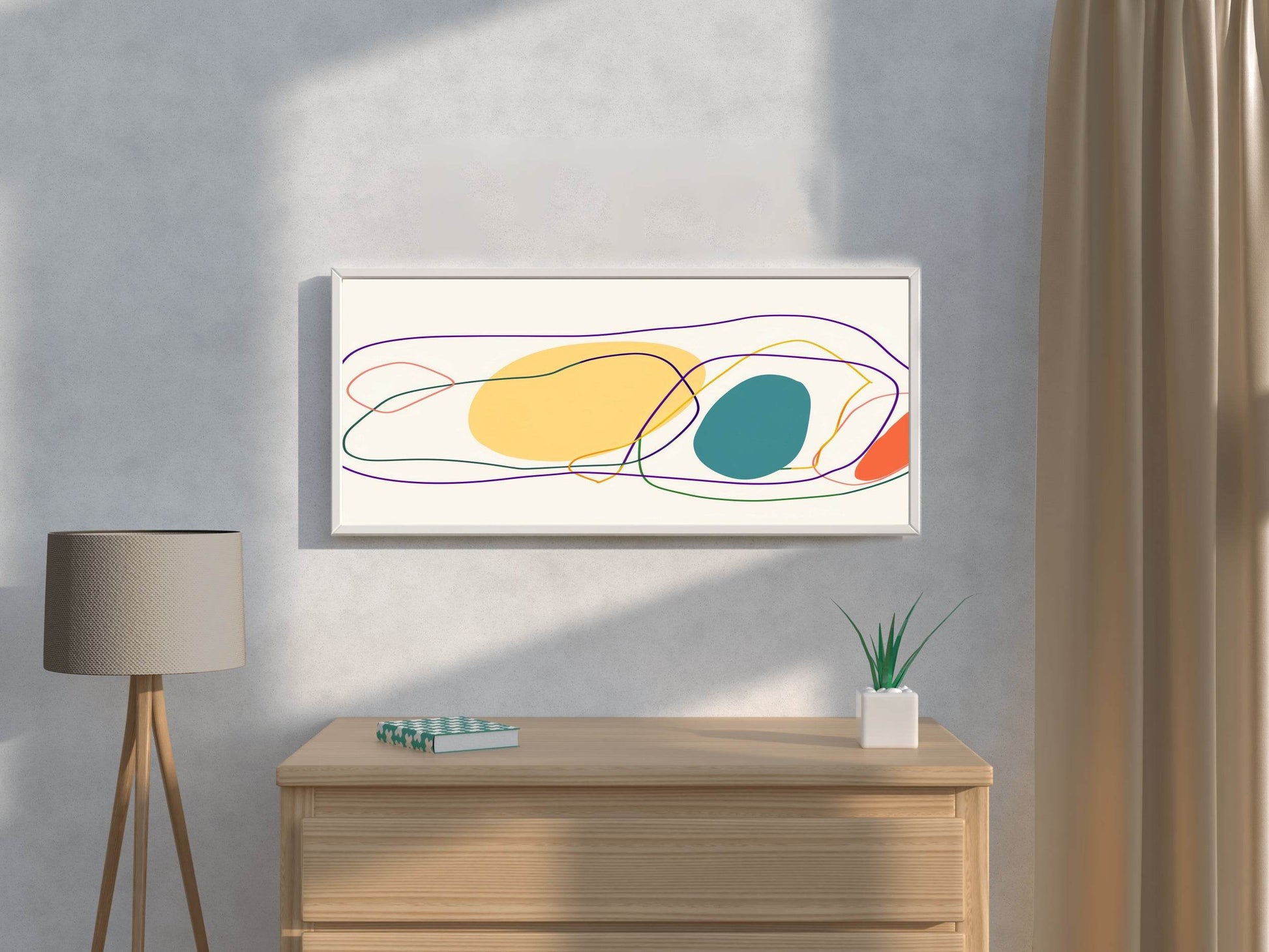 Irregular Handdrawn Abstract Wall Art - beink online art store