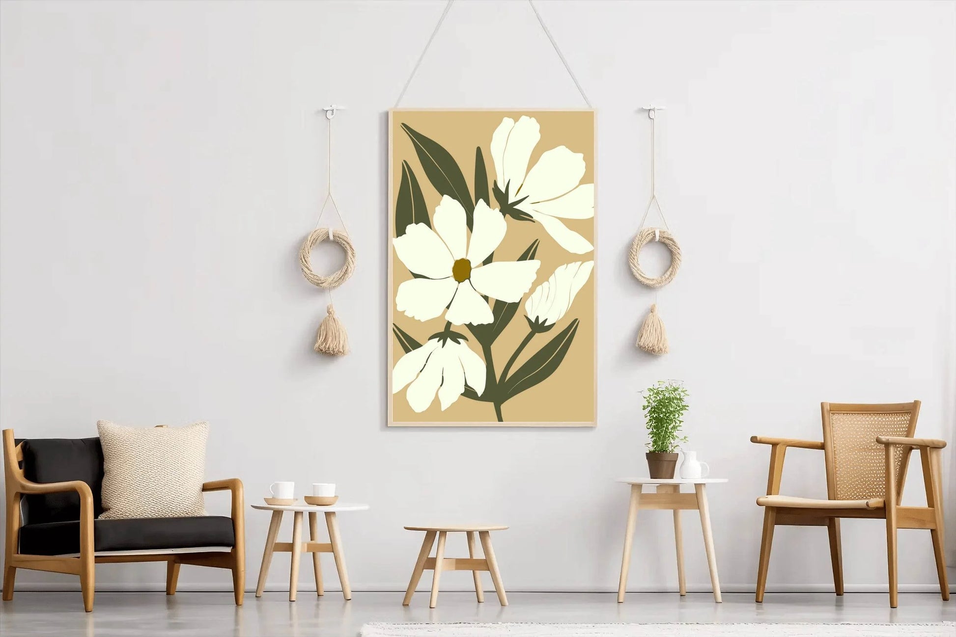 Beautiful Narcissus Flowers Wall Art - beink online art store