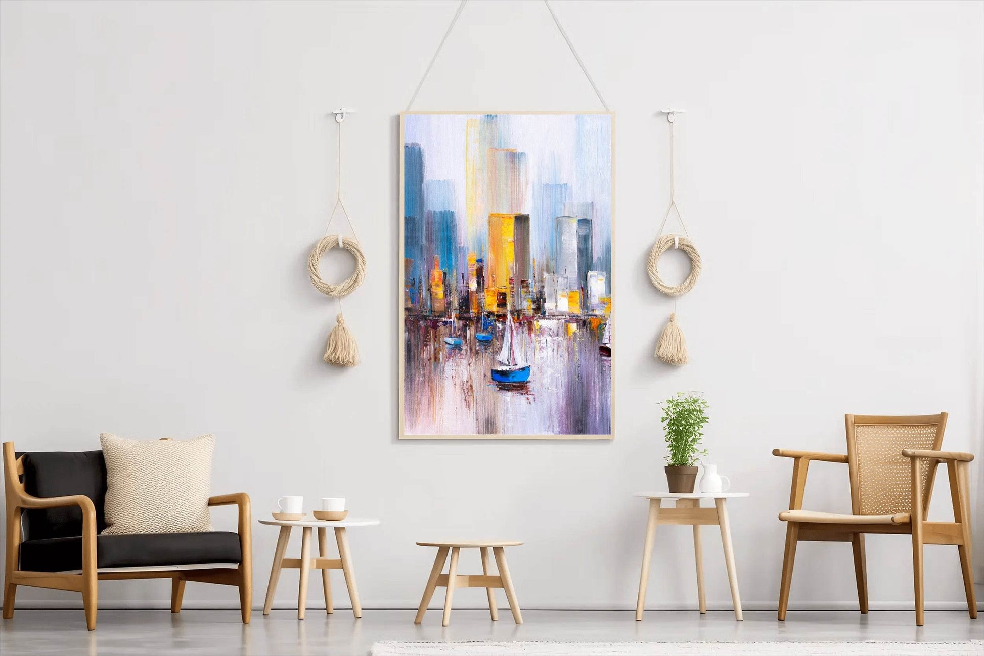 Boating Oil Painting Wall Art - beink online art store