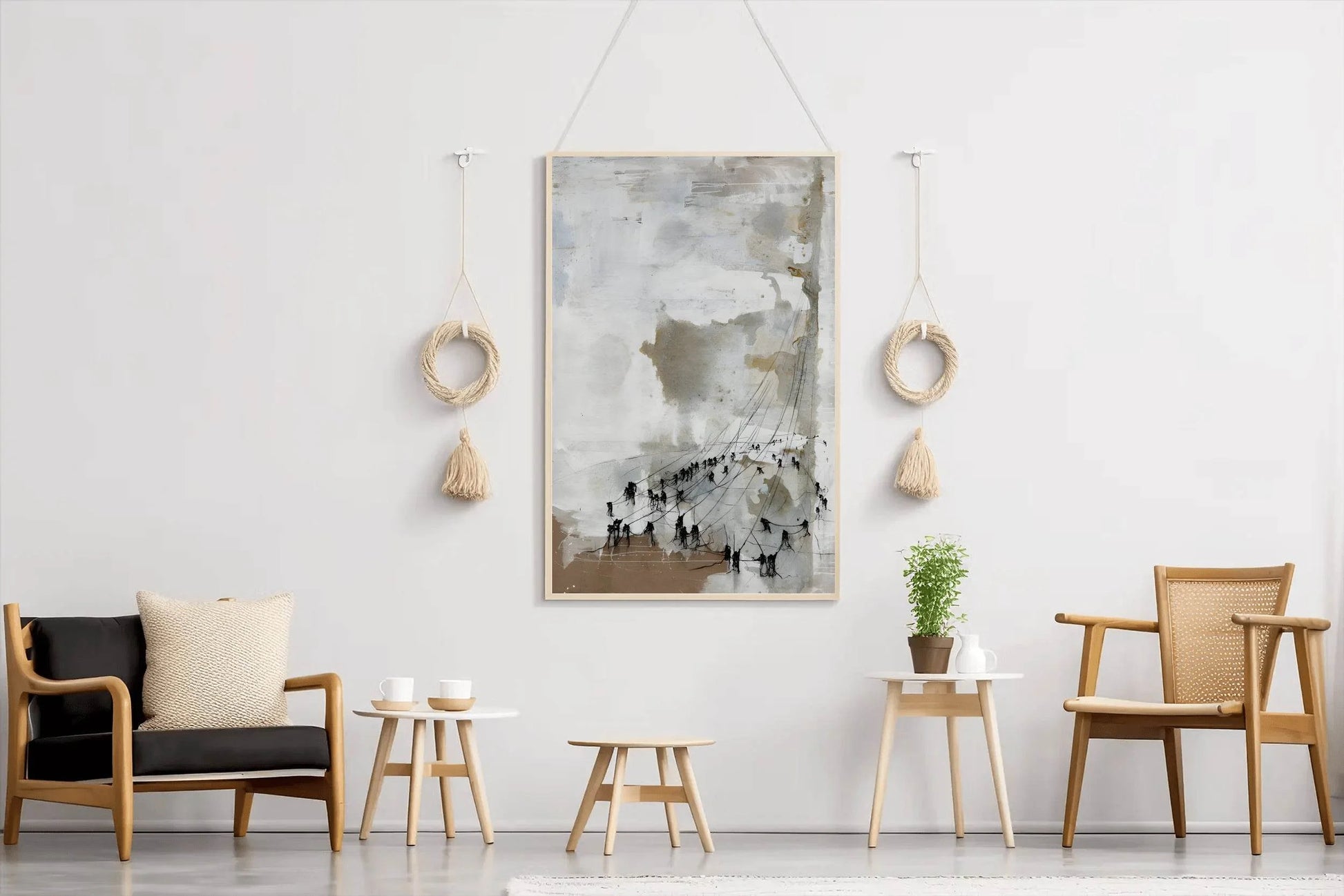 Watercolor Animal Drawing Modern Wall Art - beink online art store