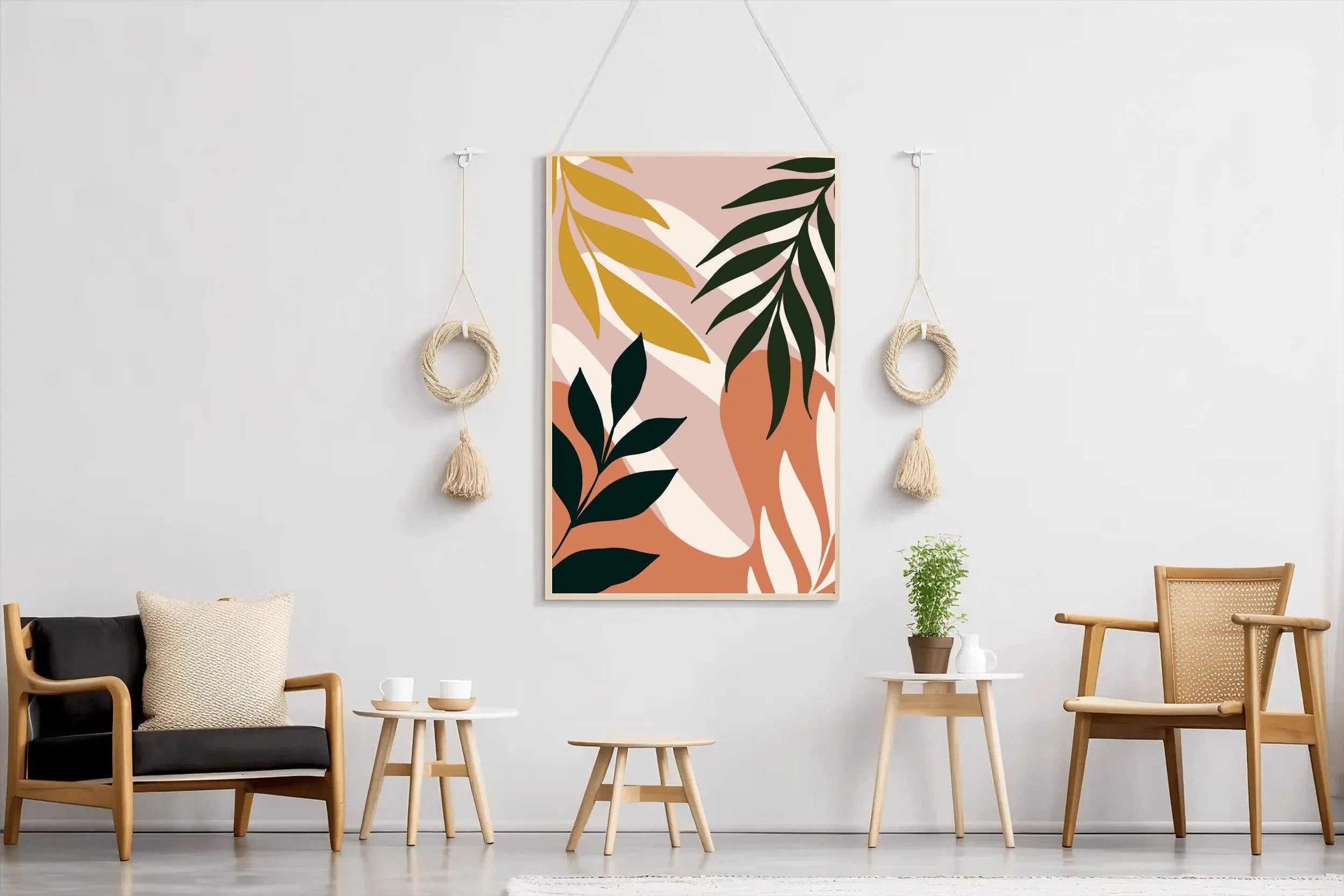 Leaves of Tropical Plants Wall Art - beink online art store