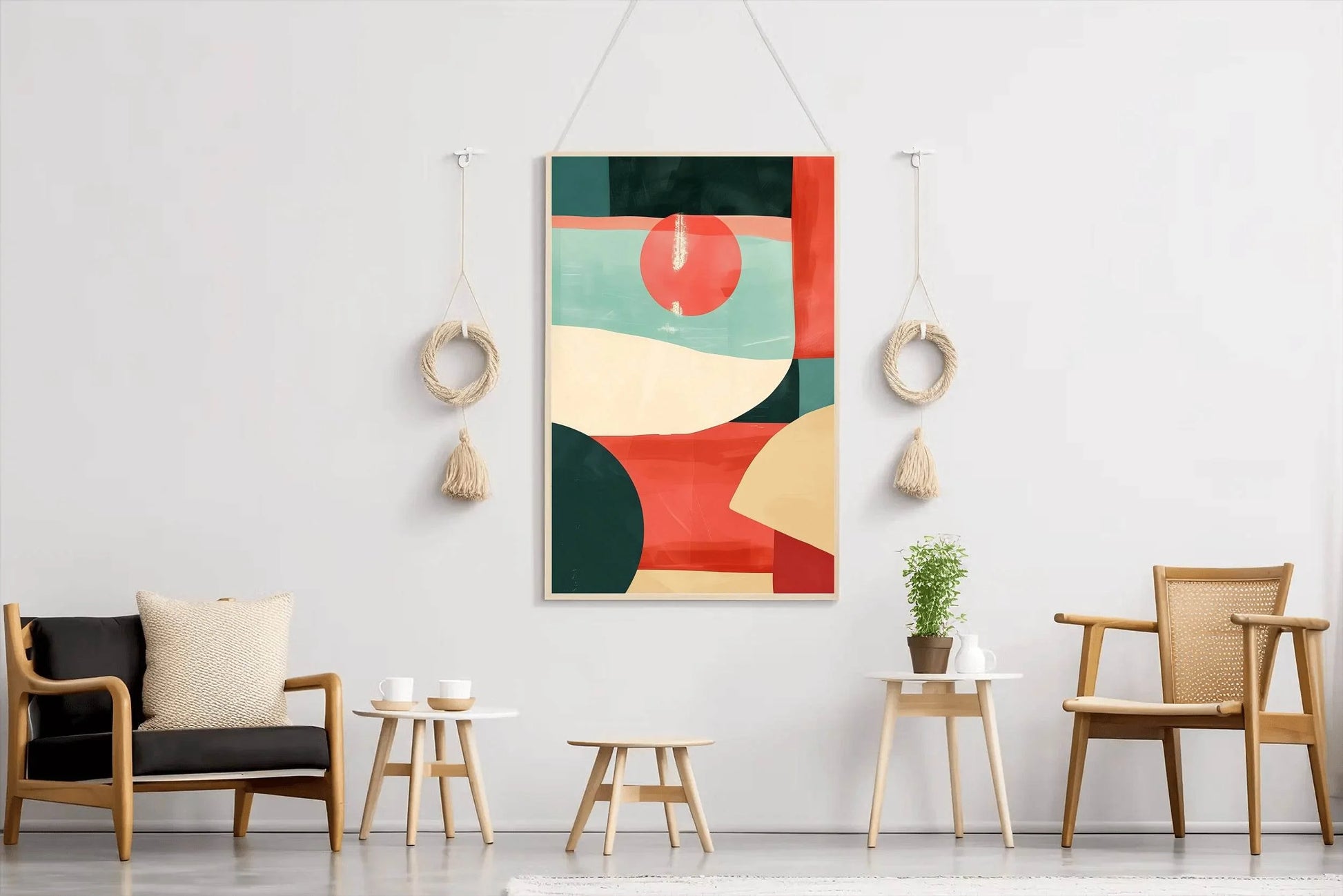 Colorful Shape Pattern Digital Art - beink online art store