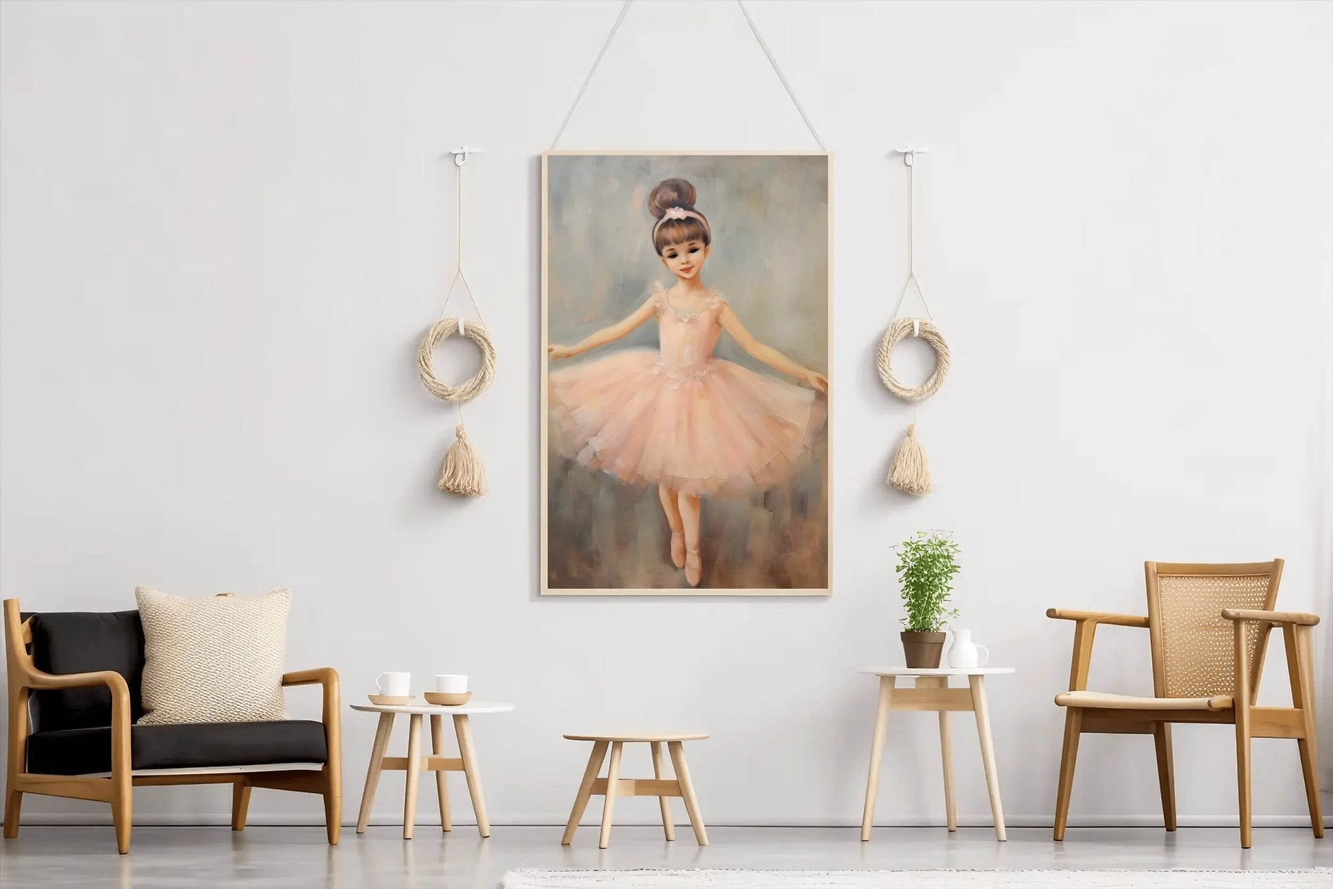 Grace in Pink The Young Ballerina Wall Art - beink online art store
