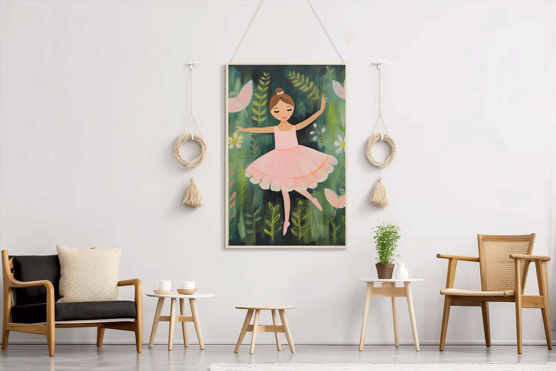 Ballerina Girl Art Print - beink online art store
