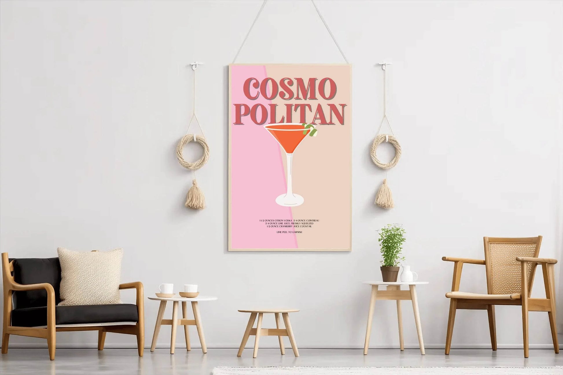 Cosmon Politan Cocktail Wall Art - beink online art store