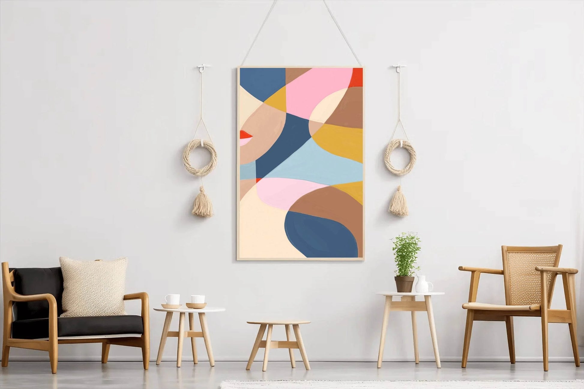 Abstract Colorful Wallpaper Wall Art - beink online art store