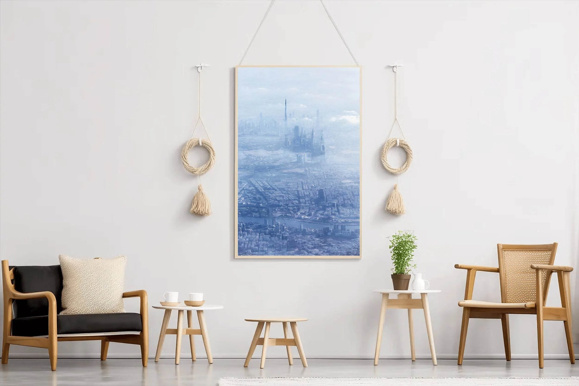 City Through the Clouds Wall Art - beink online art store