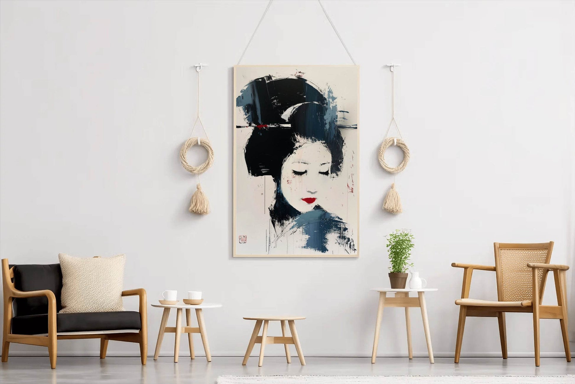 Japanese Geisha Wall Art - beink online art store