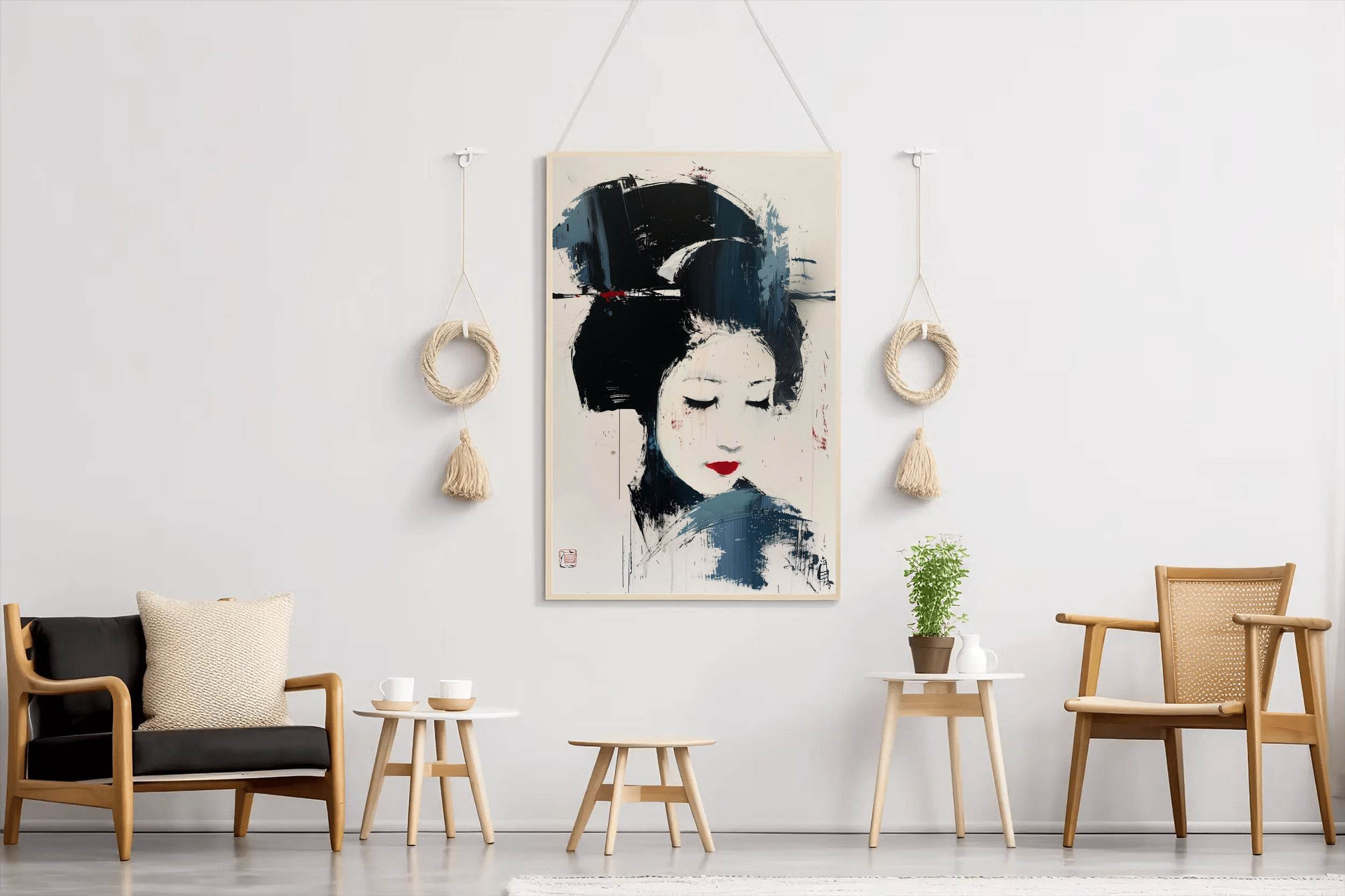 Japanese Geisha Wall Art - beink online art store