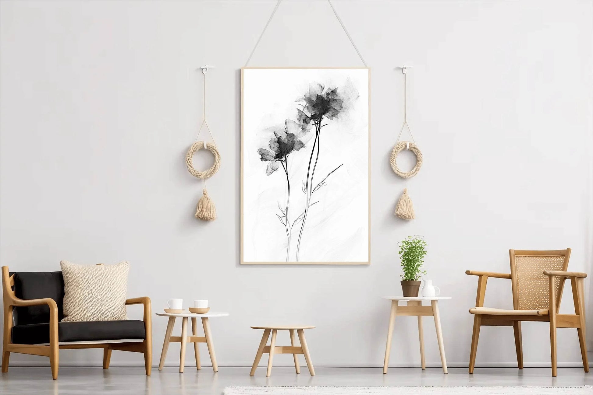 Watercolor Dynamic Petals Wall Art - beink online art store