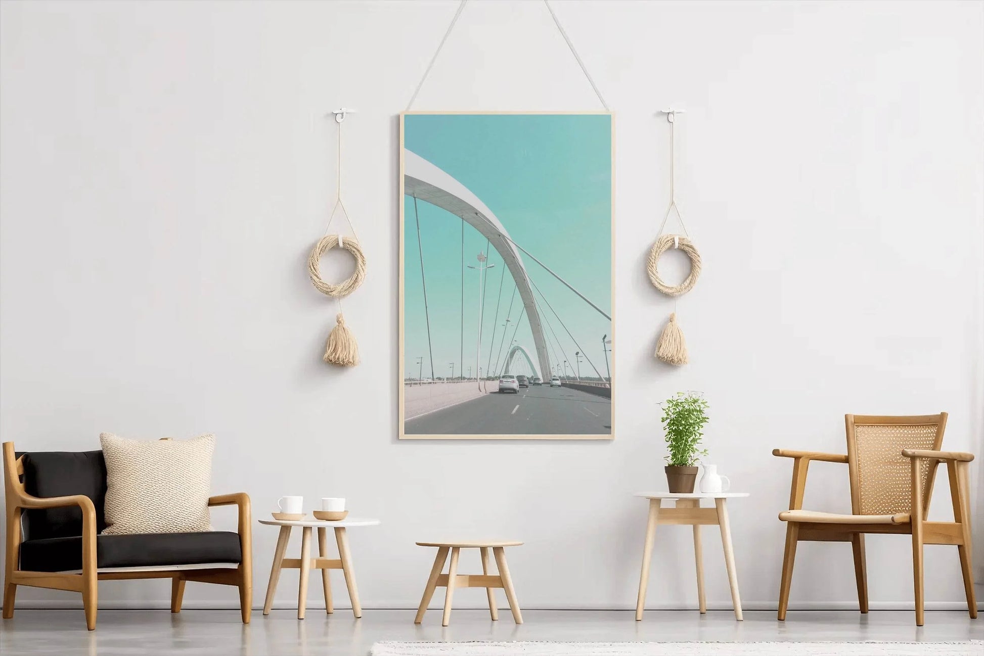 Pastel Arched Bridge Wall Art - beink online art store