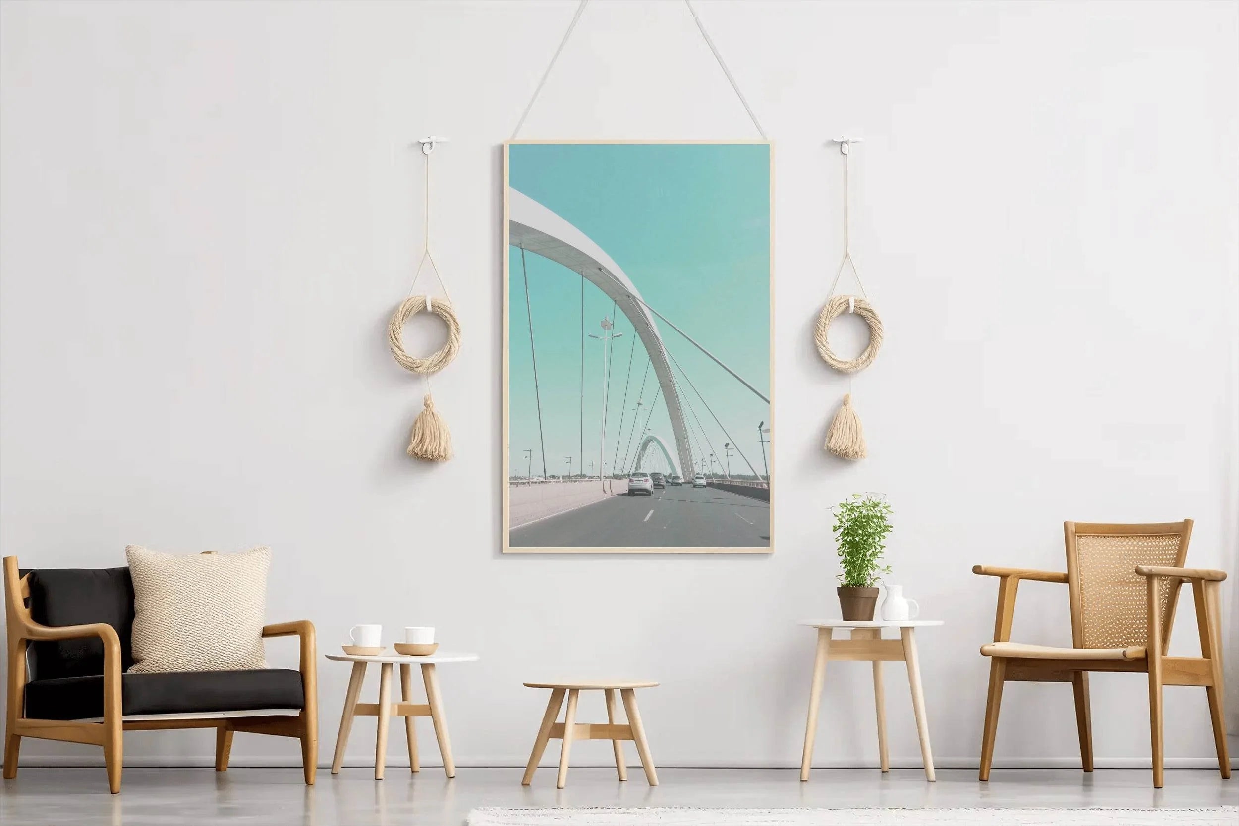 Pastel Arched Bridge Wall Art - beink online art store