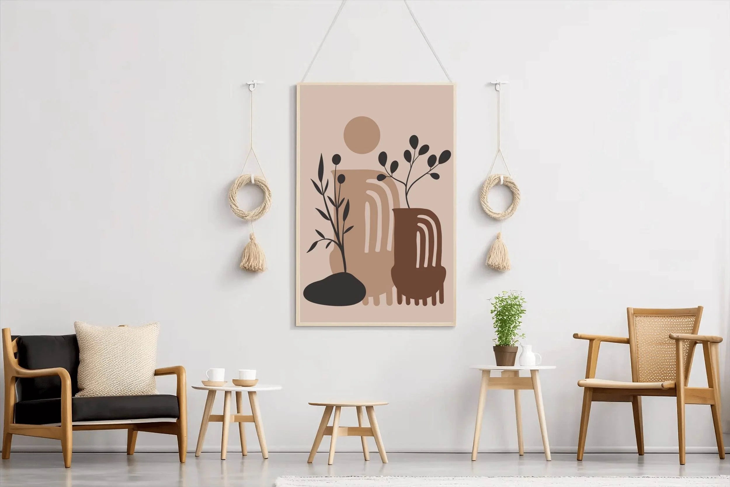 Oak Leaves Wall Art - beink online art store