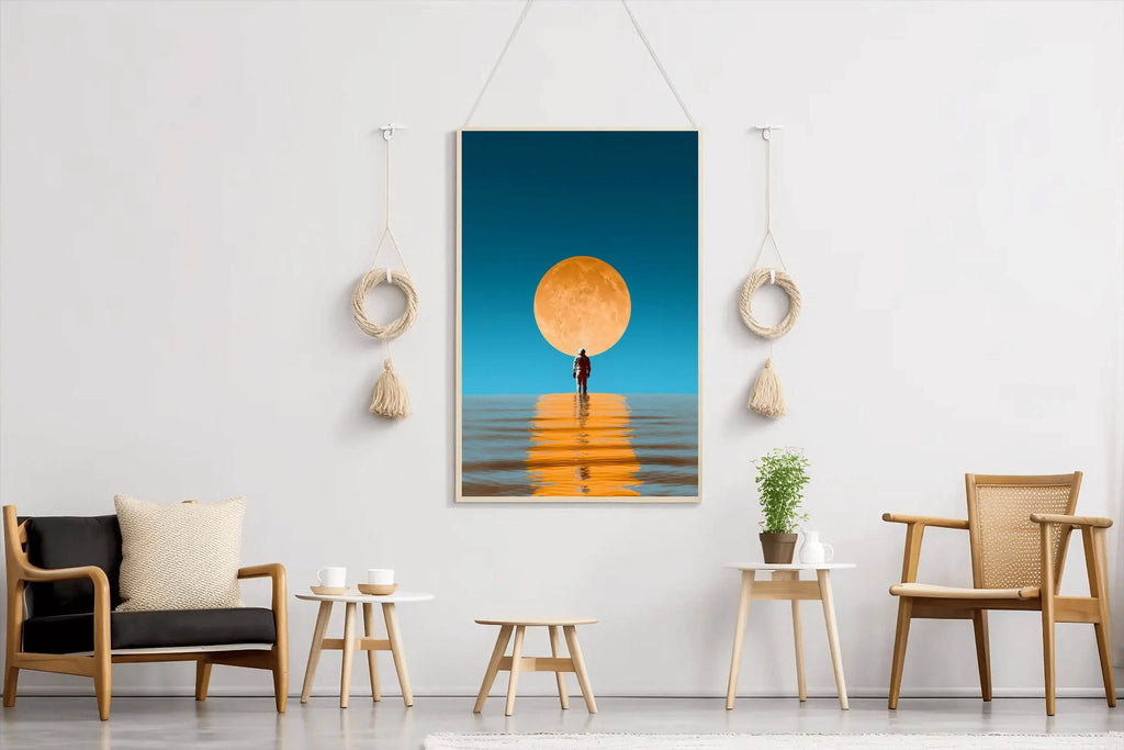 Space Themed Classic Aesthetic Wall Art - beink online art store
