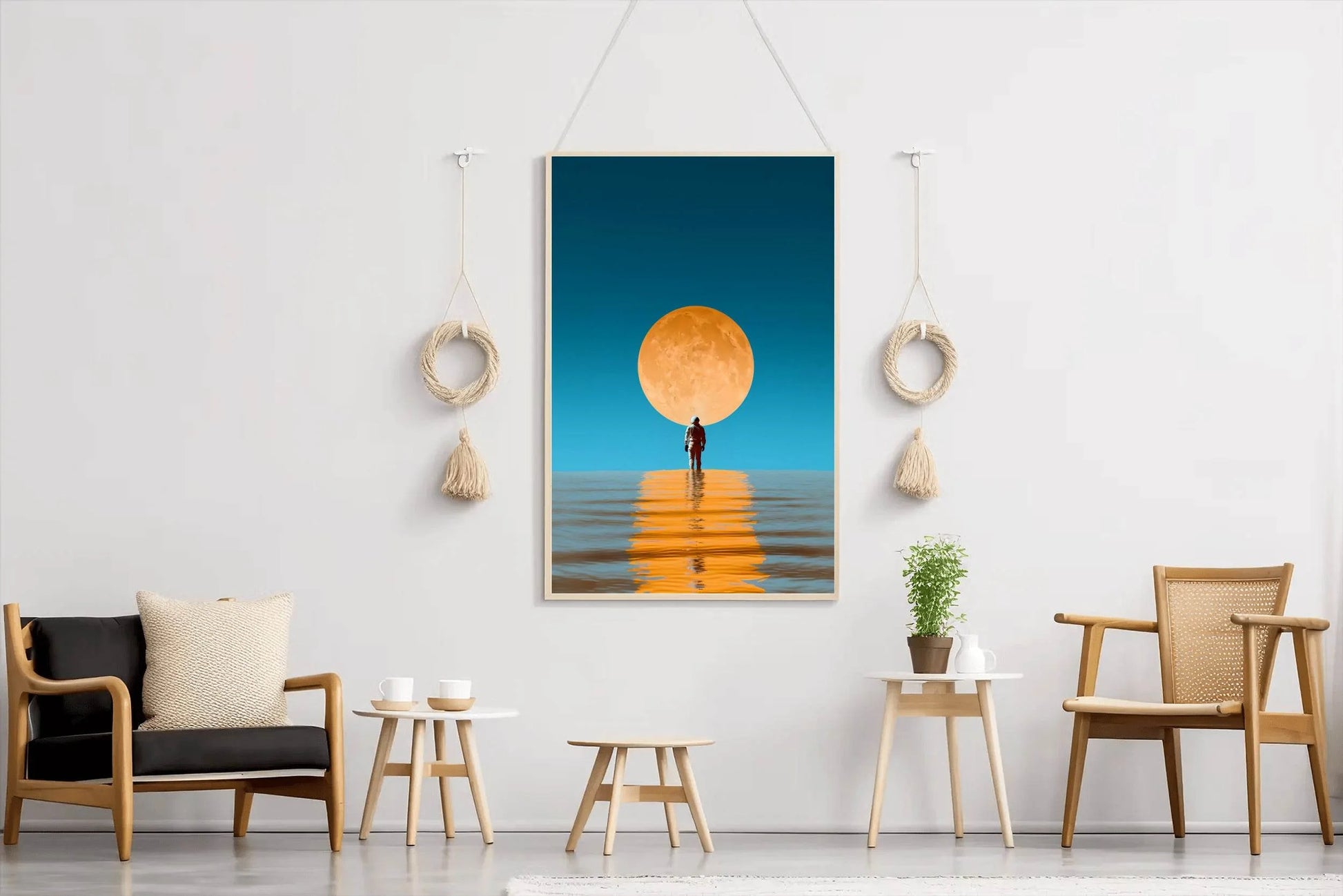 Space Themed Classic Aesthetic Wall Art - beink online art store