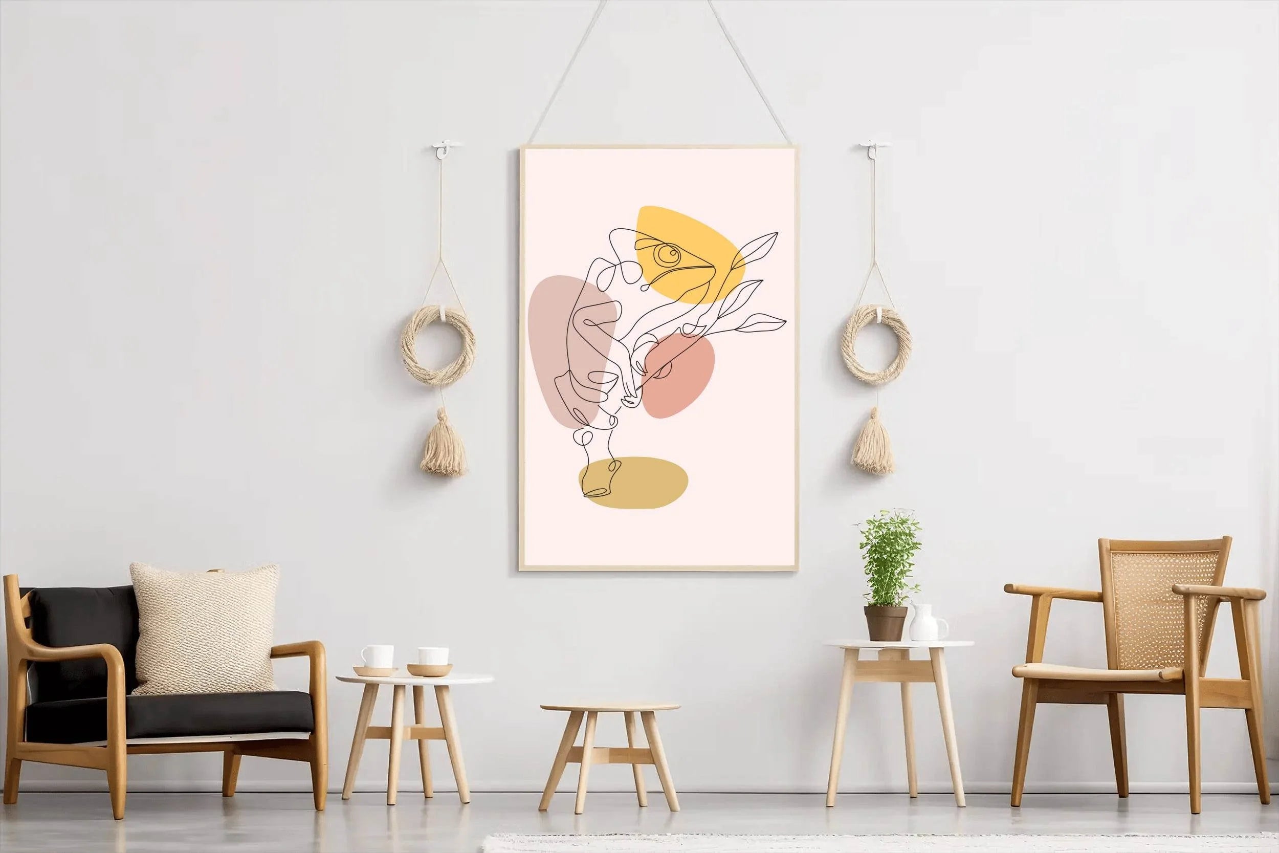 Chameleon Painting Wall Art - beink online art store