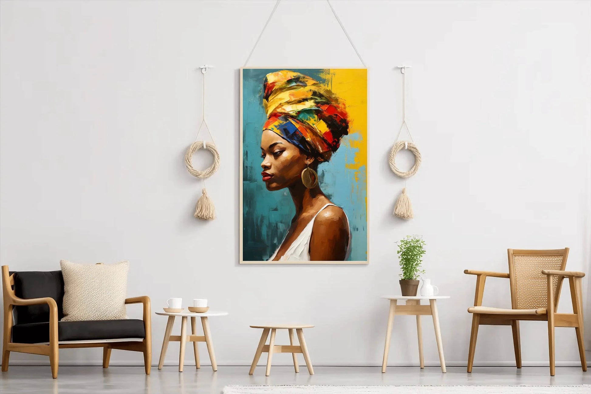 African Women Canvas Wall Art - beink online art store