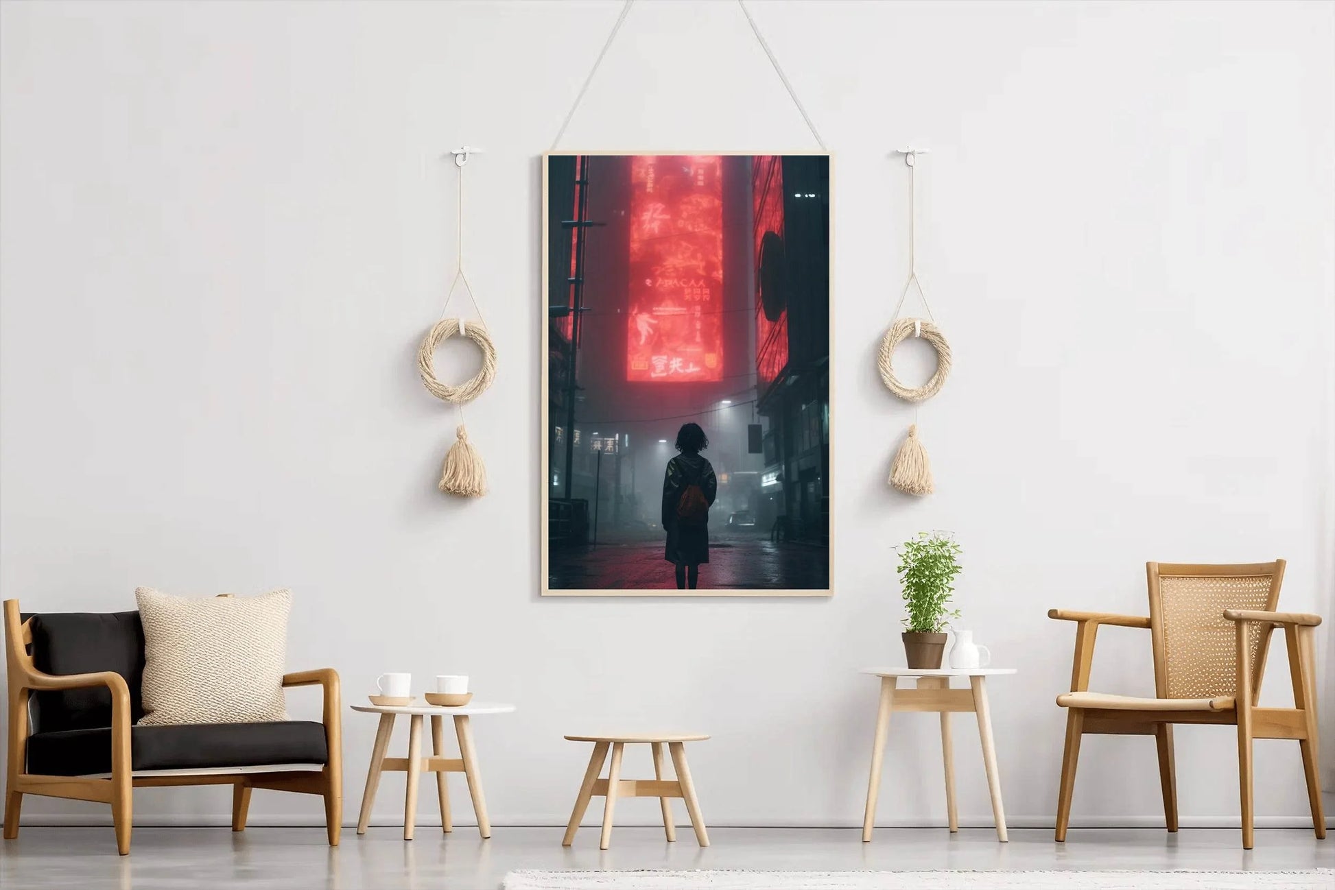 Chinatown At Night Wall Art - beink online art store