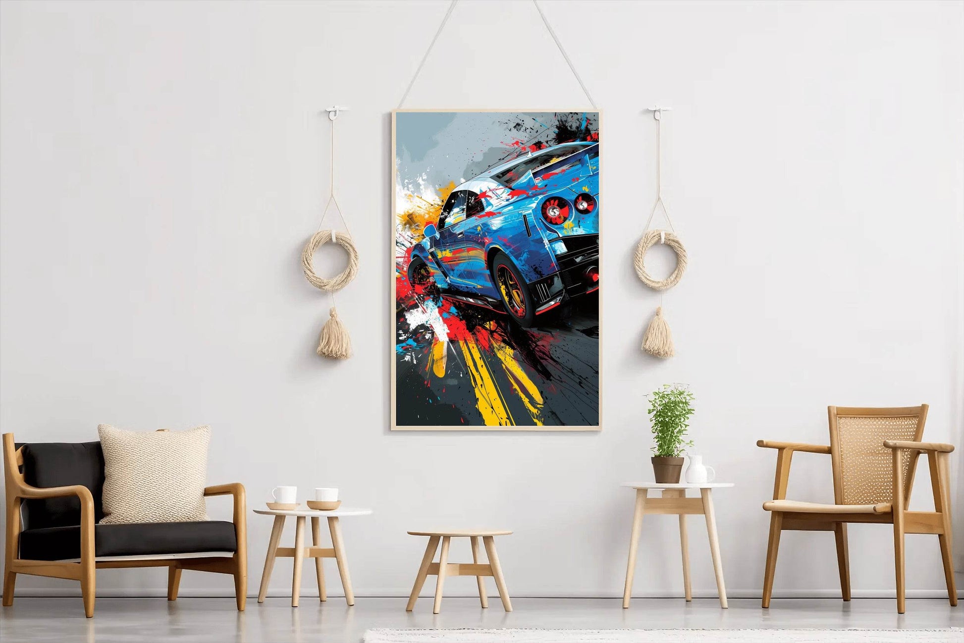 Nissan GTR Graffiti Street Wall Art - beink online art store
