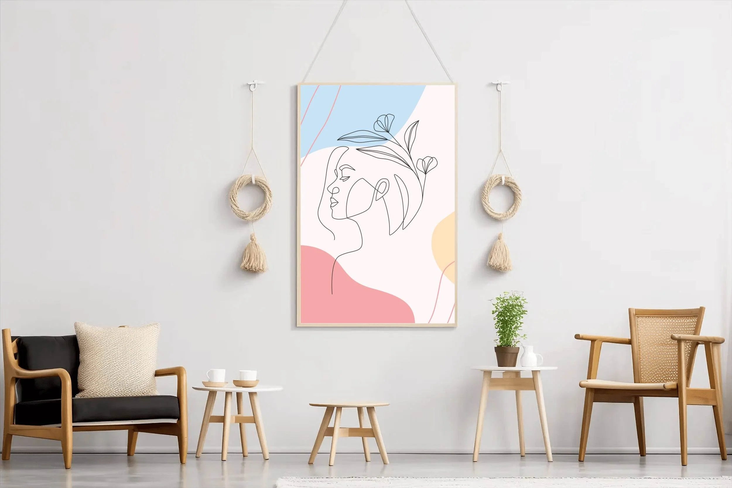 The Face Of a Sleeping Woman Wall Art - beink online art store