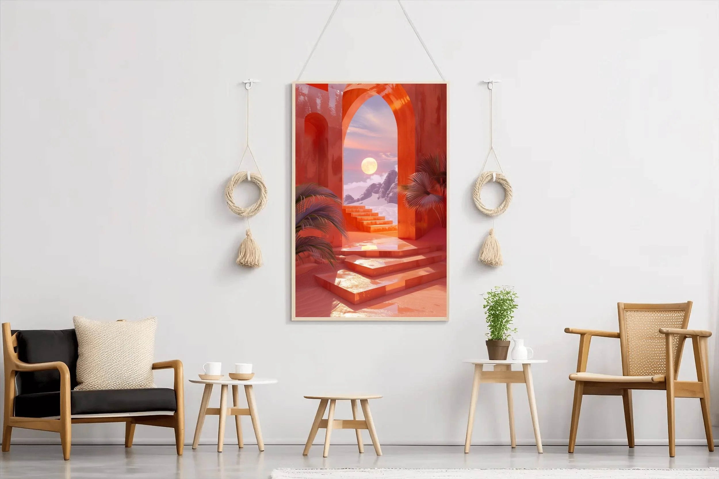 Lunar Portal - Arch with Gateway Wall Art - beink online art store