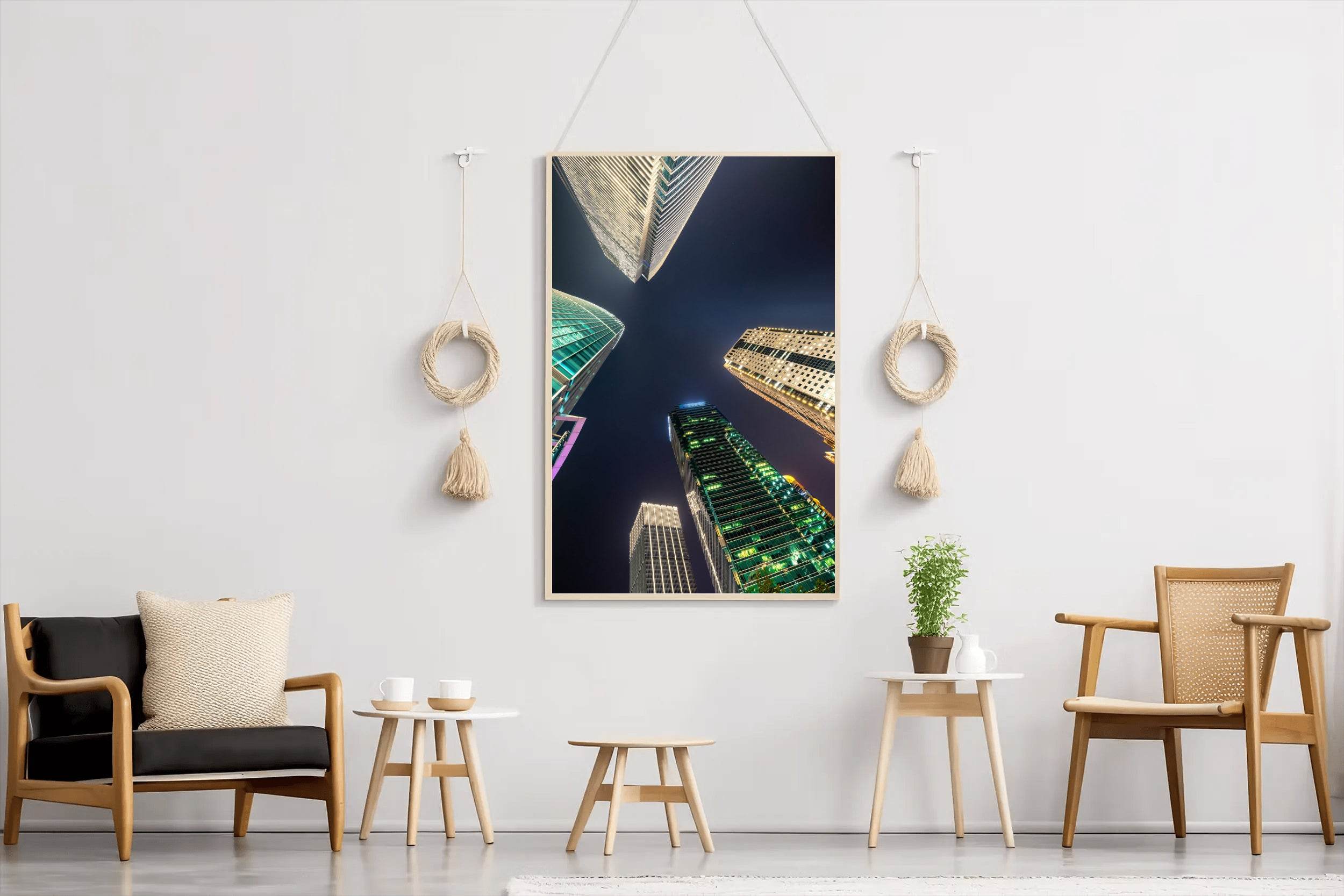 Illuminated Urban Heights Wall Art - beink online art store