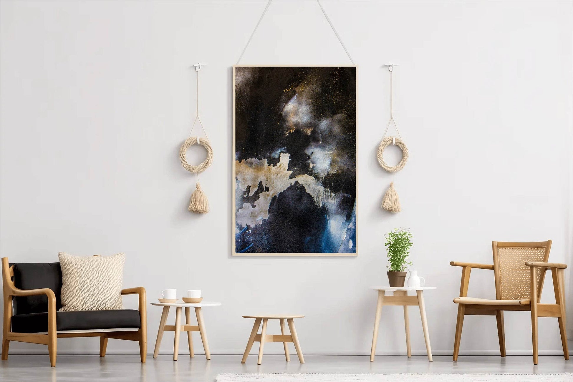 Milkyway Strokes Abstract Wall Art - beink online art store