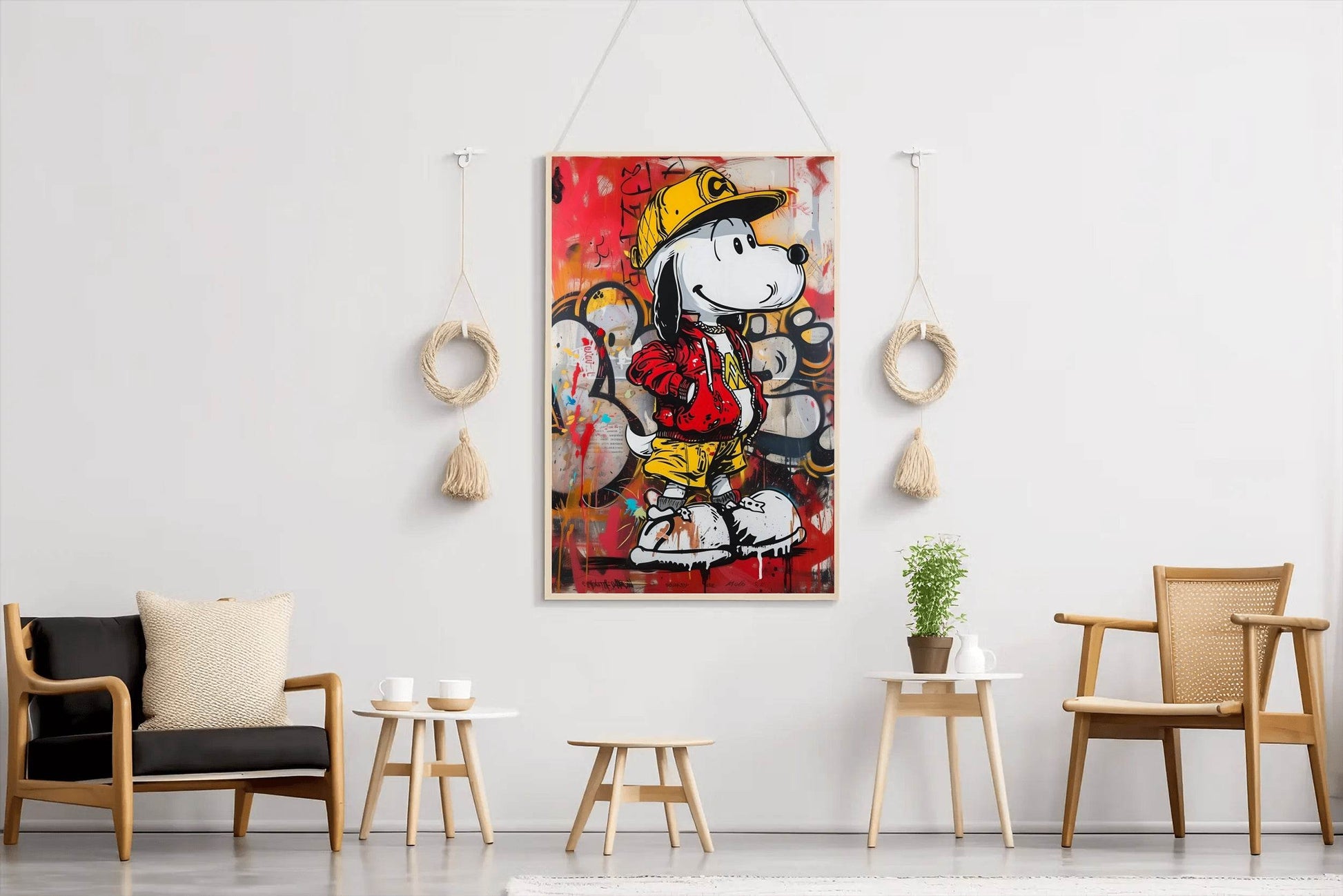 Hip Hop Snoopy Street Wall Art - beink online art store