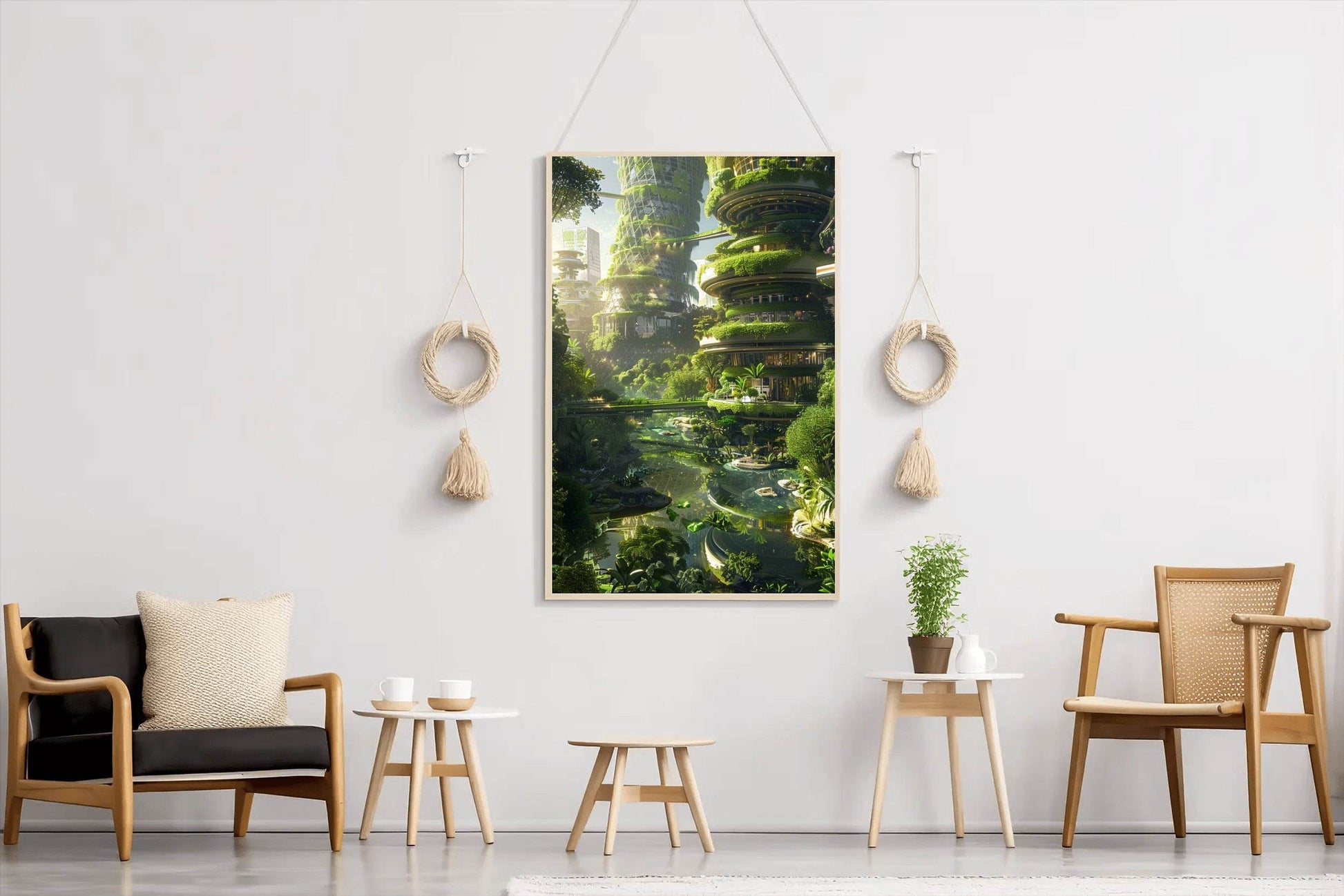 Dream Green Planet Wall Art - beink online art store
