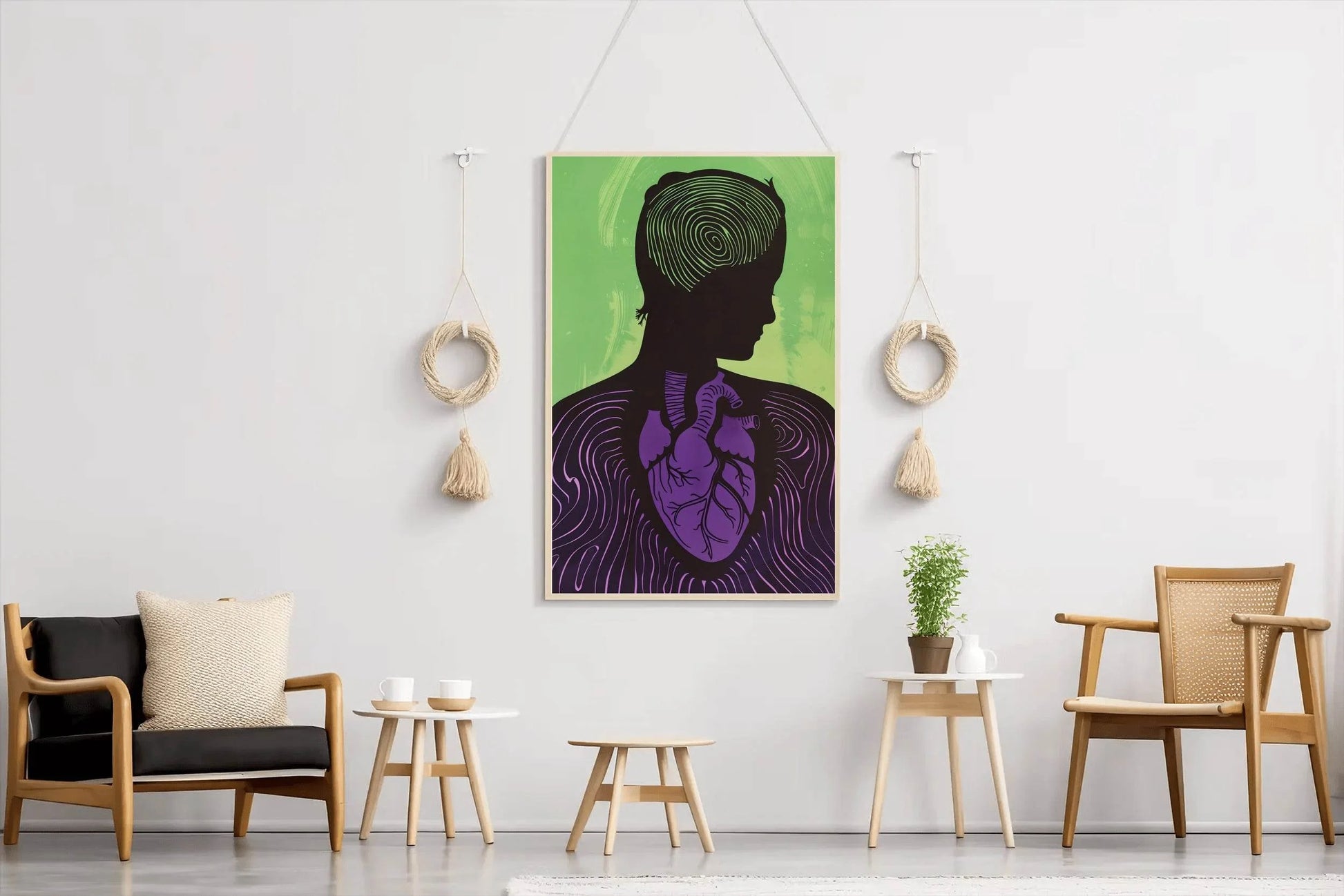 Conquered Heart Painting Wall Art - beink online art store