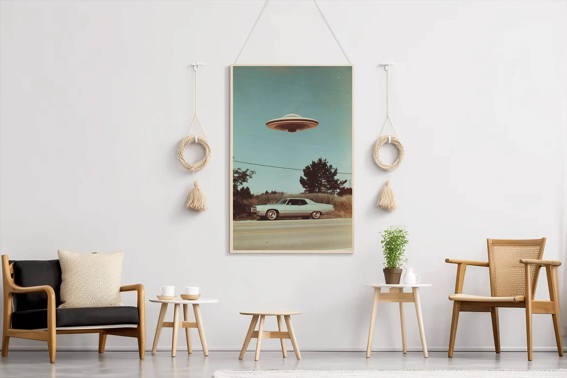 Aliens In The Car American Wall Art - beink online art store