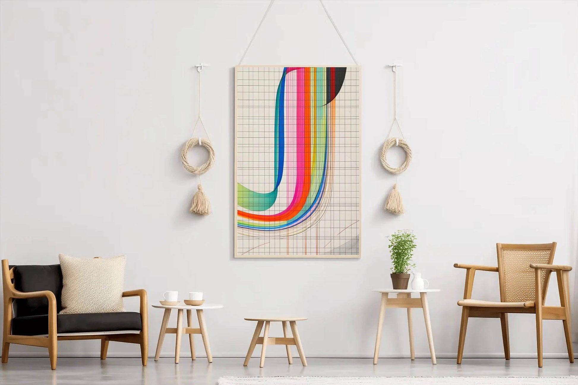 Rainbow Currents Digital Art - beink online art store
