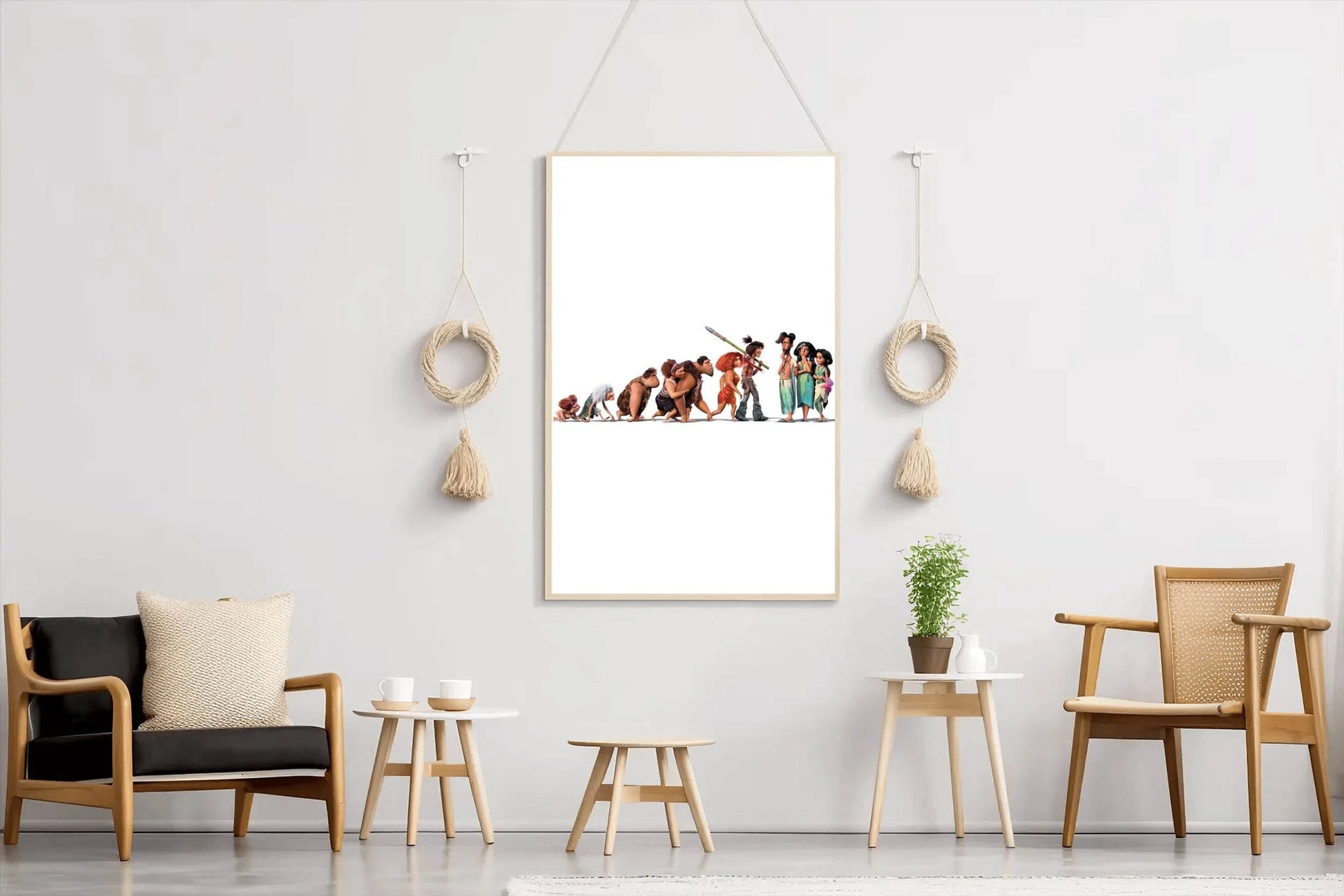 The Croods Evolution A Family's Journey Through Time Wall Art - beink online art store