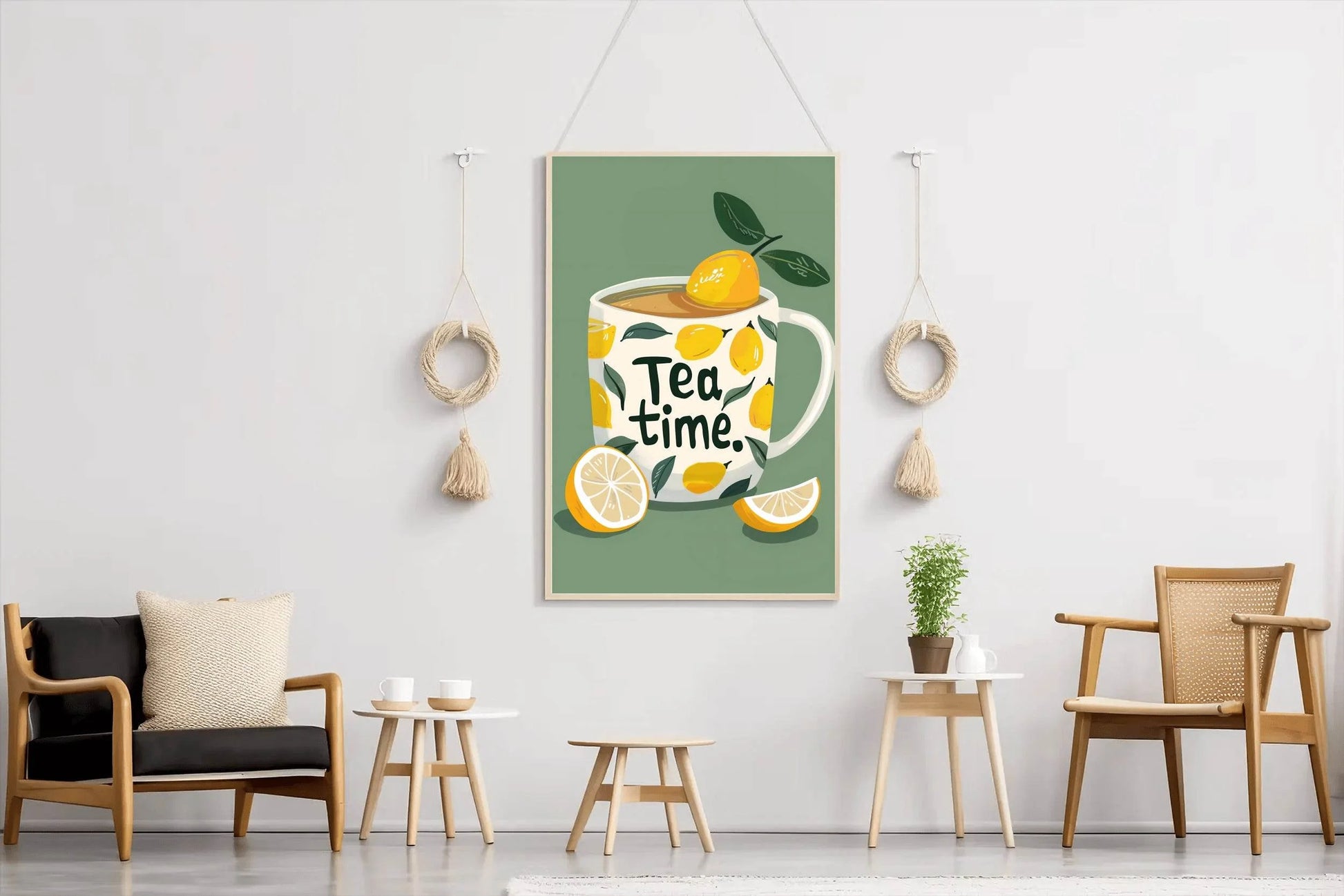 Painting of Tea Cup Wall Art - beink online art store