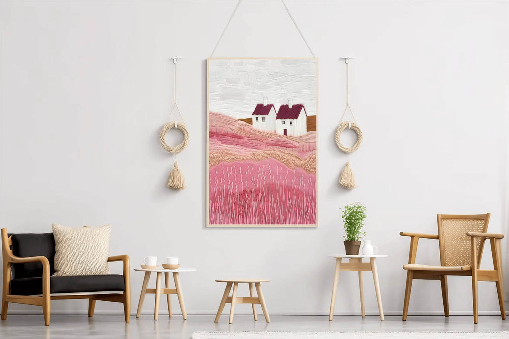 House and Landcape Painting Digital Art - beink online art store
