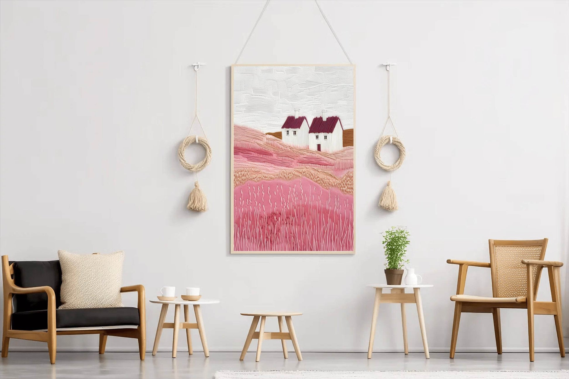House and Landcape Painting Digital Art - beink online art store