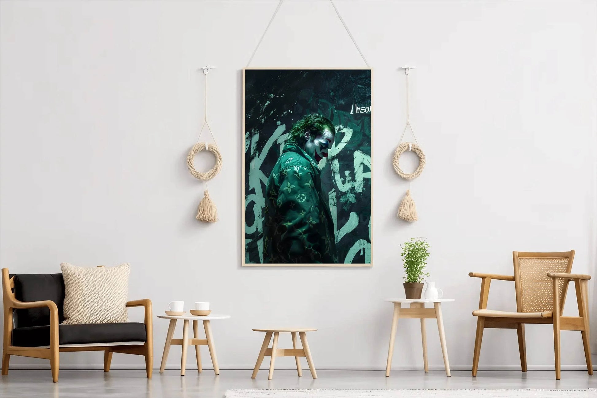 Joker Character Premium Portrait Wall Art - beink online art store