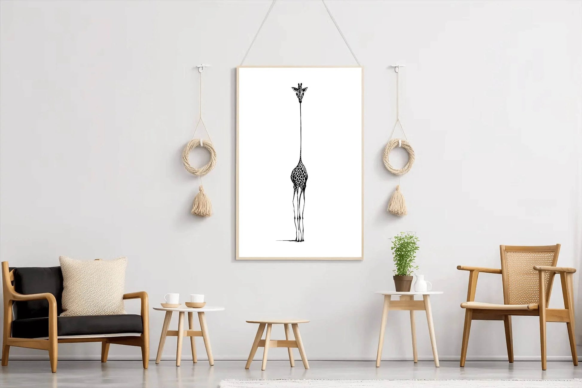 Giraffe- Isolated Observer Wall Art - beink online art store