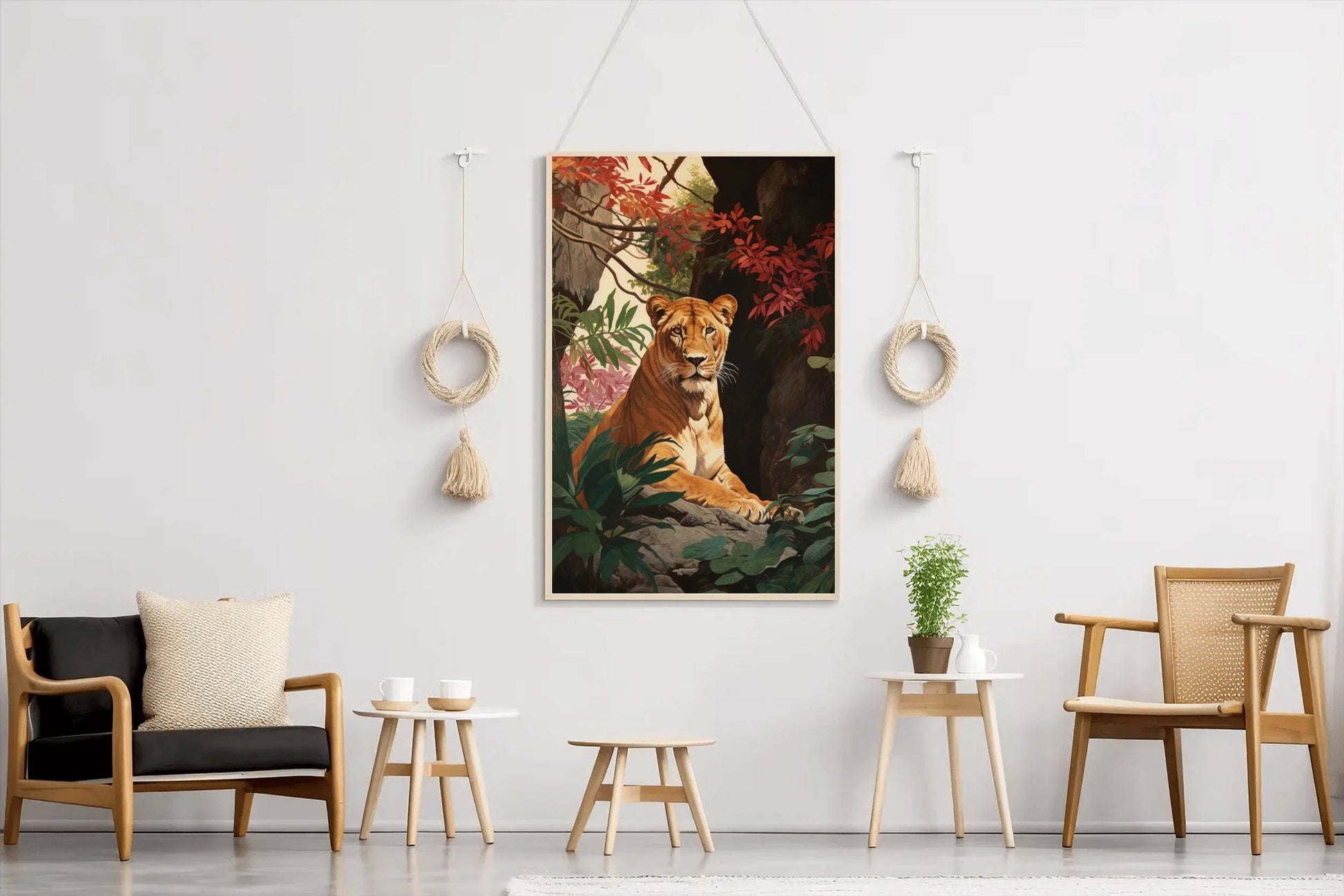 Watercolor Painting of Tiger Wall Art - beink online art store
