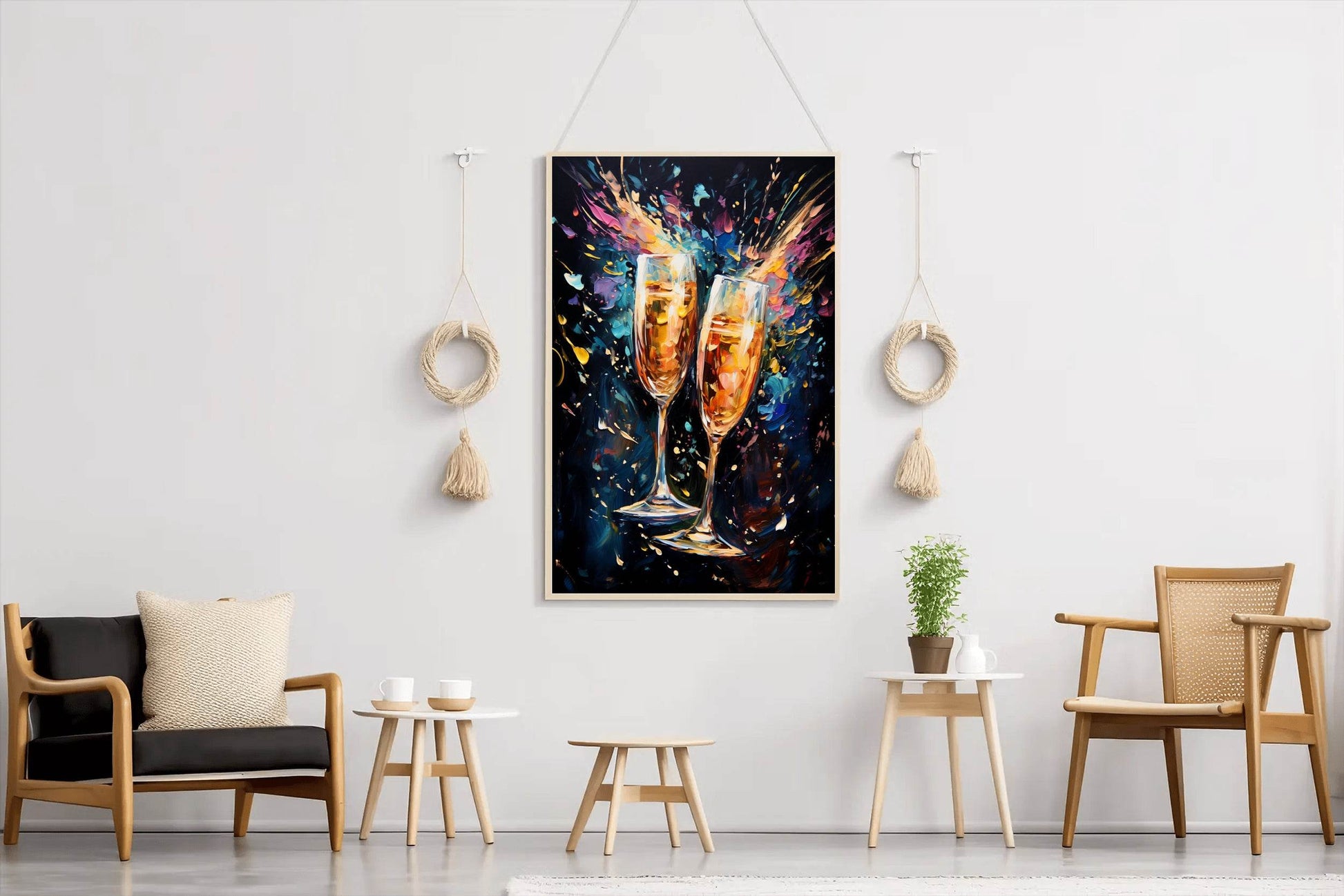 Oil Painting Of Drinking Cup Wall Art - beink online art store