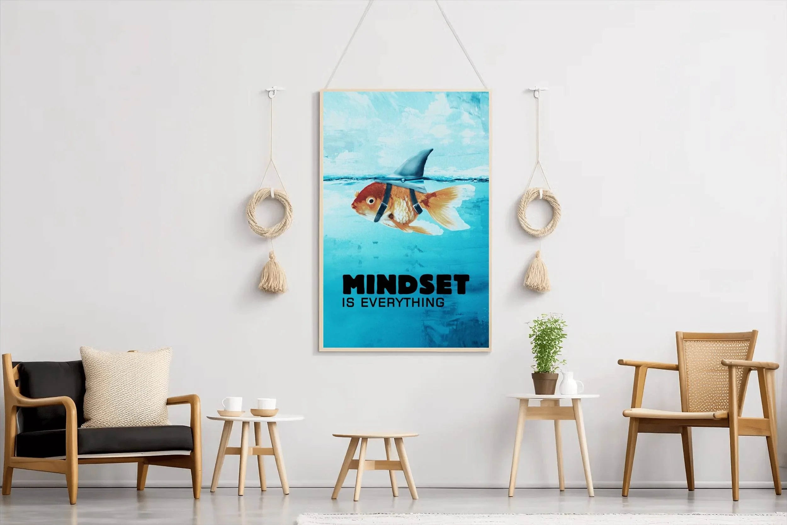 Mindset is Everthing Motivational Wall Art - beink online art store
