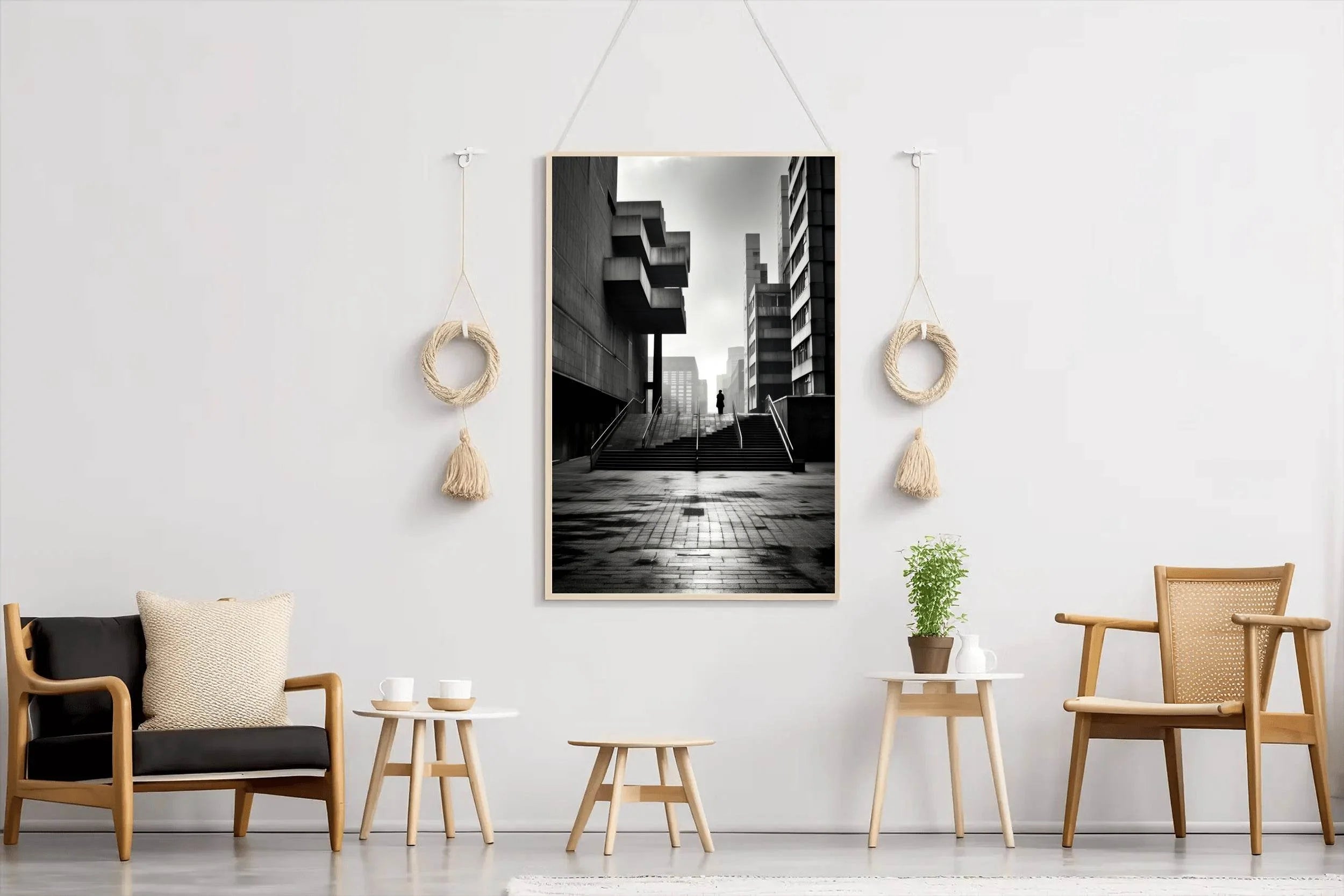 Black White Architectural Wall Art - beink online art store