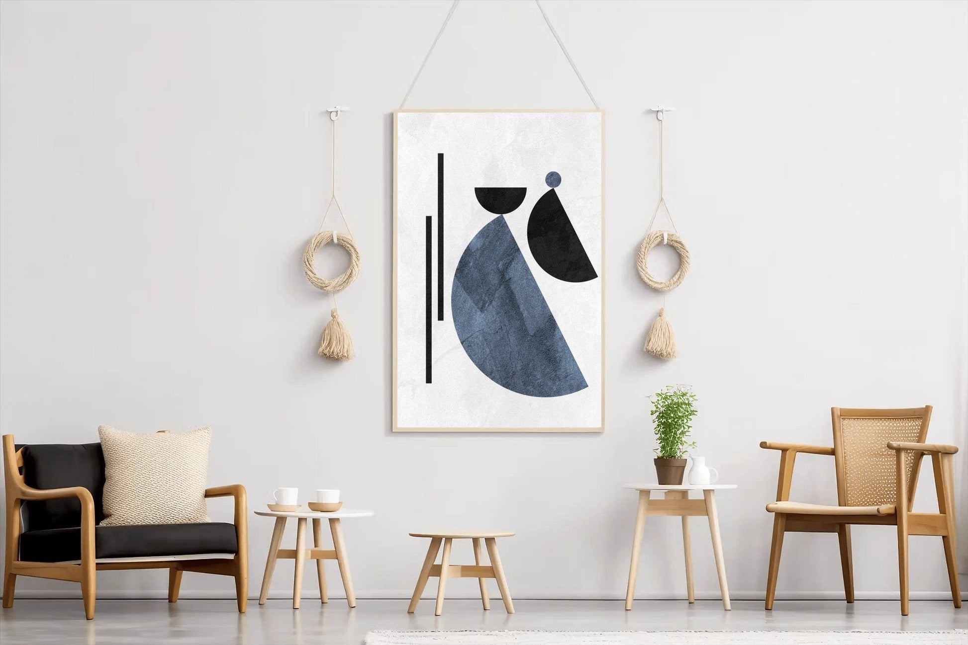 Geometrical Shapes Abstract Wall Art - beink online art store