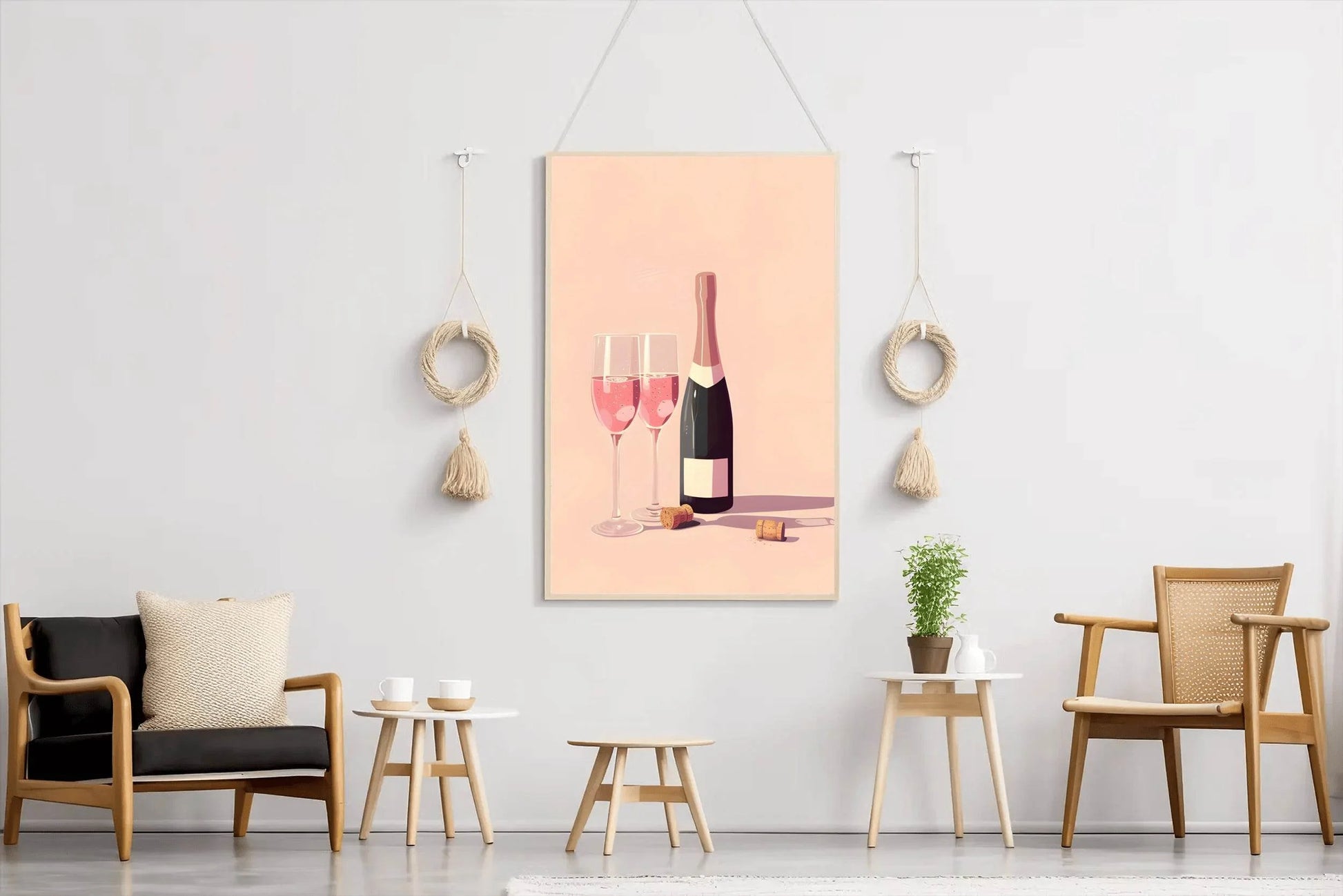 Wine Bottle Wall Art - beink online art store