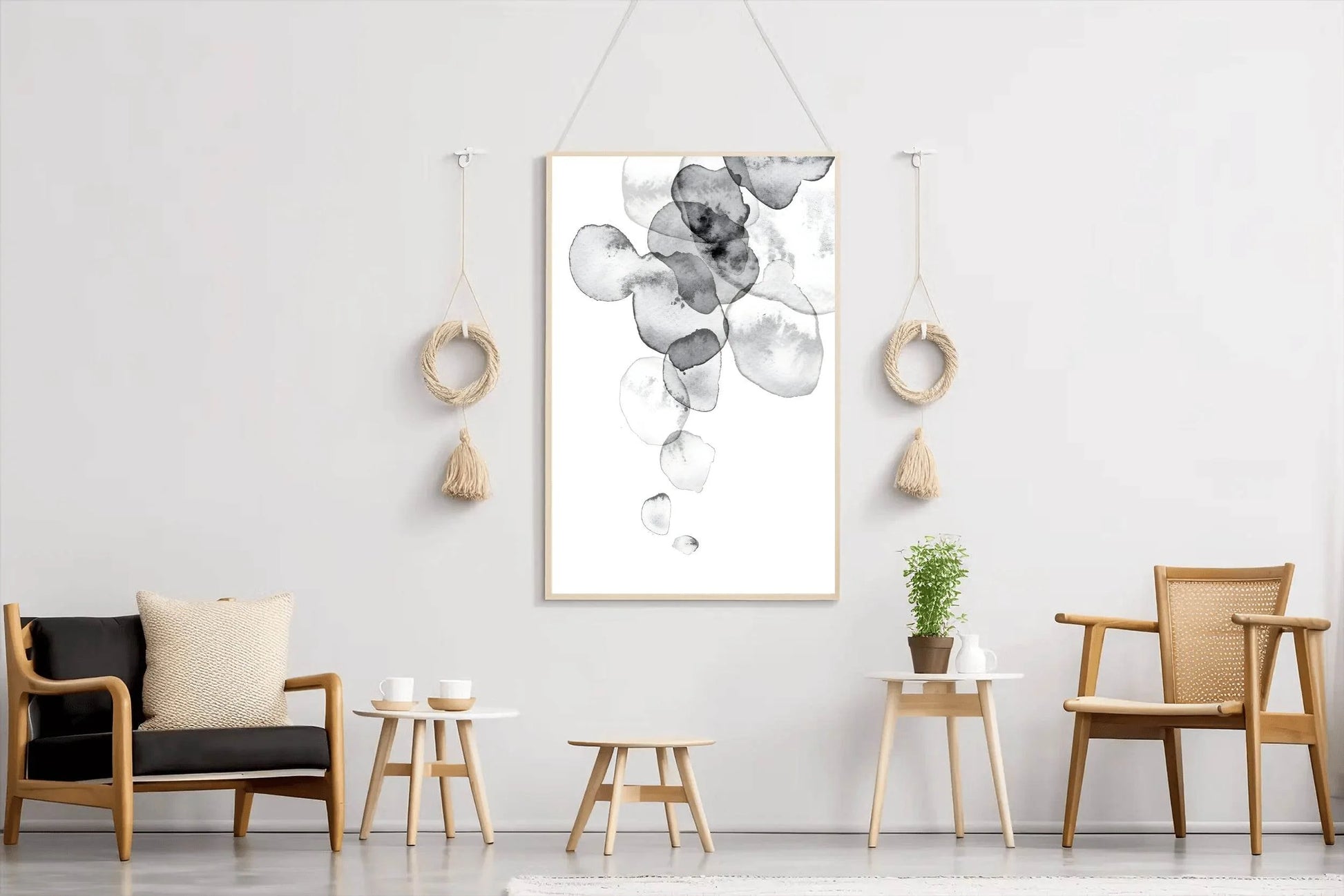 Watercolor Ocean Currents Modern Wall Art - beink online art store