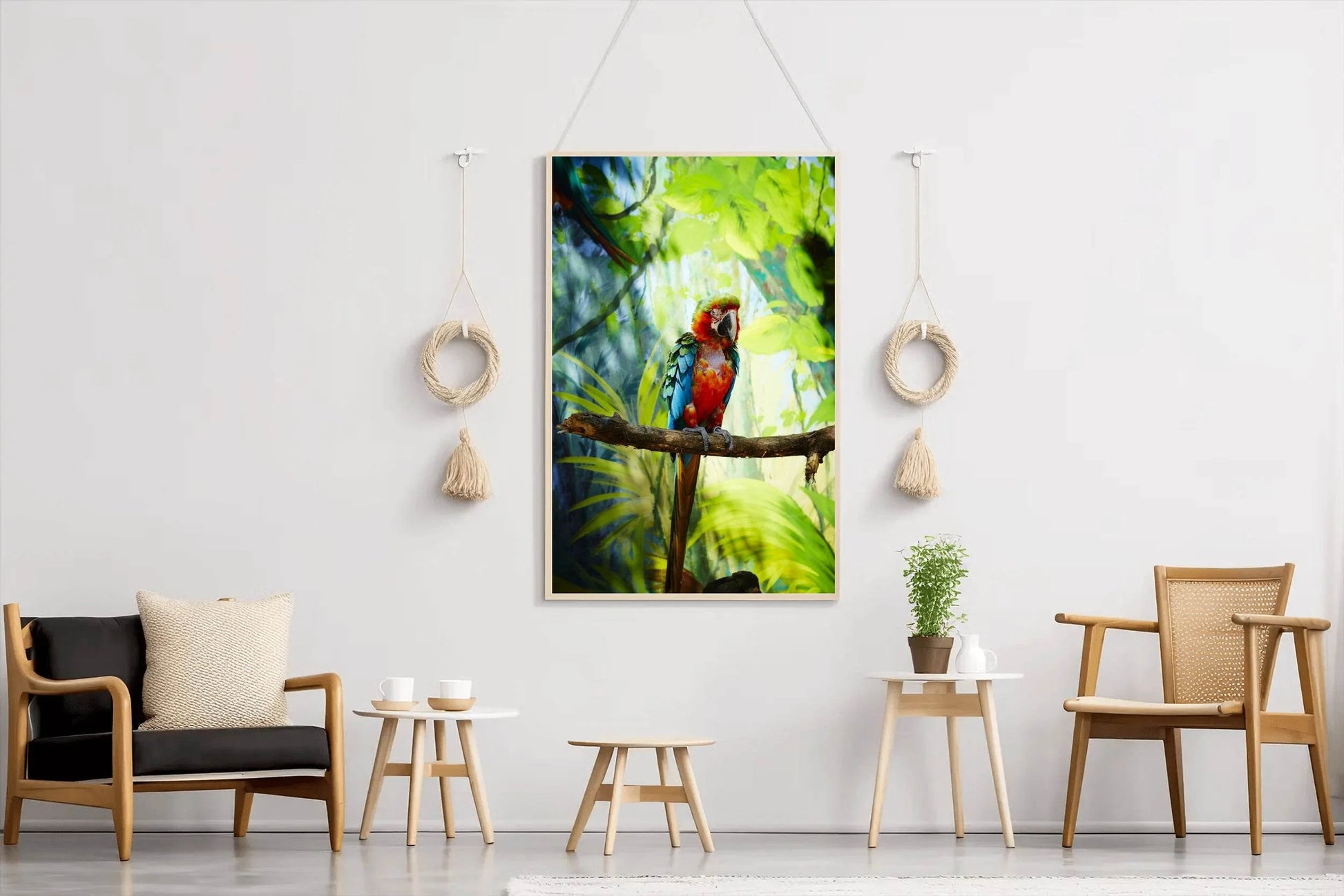 Macaw Bird Wall Art - beink online art store