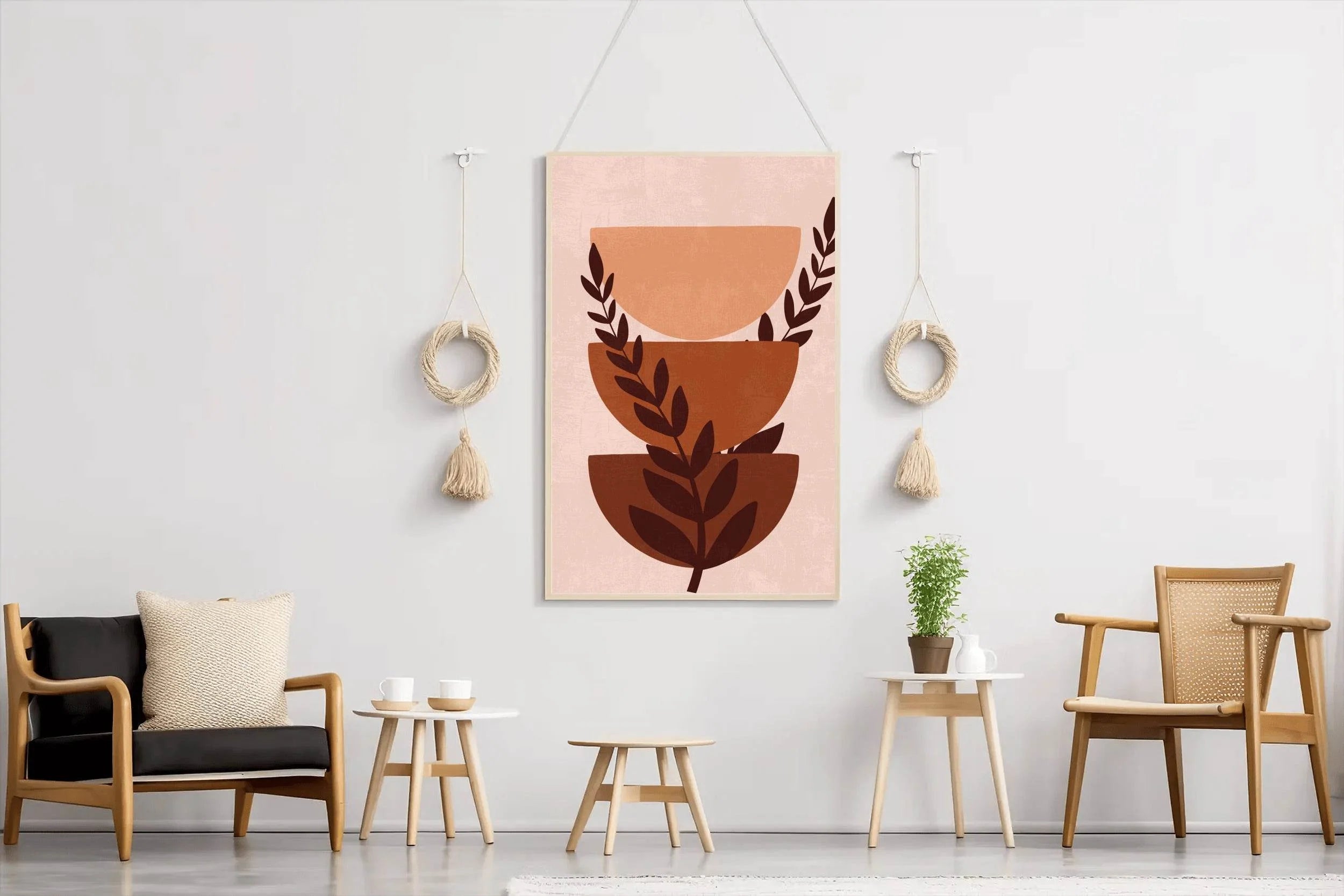 Leaves of Zamophilia Plant Wall Art - beink online art store